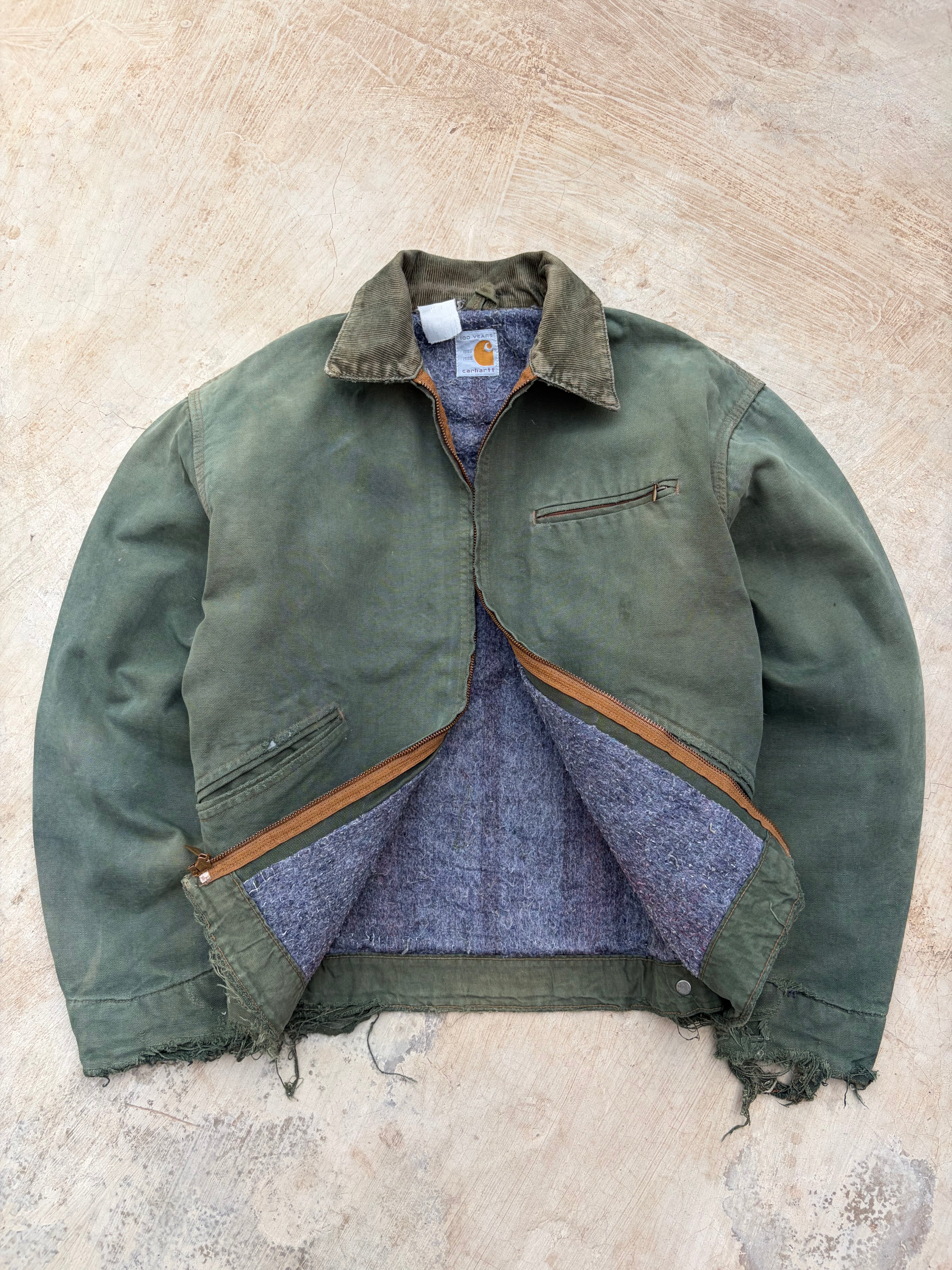 Vintage 80s Carhartt Detroit Jacket 100th Anniversary L