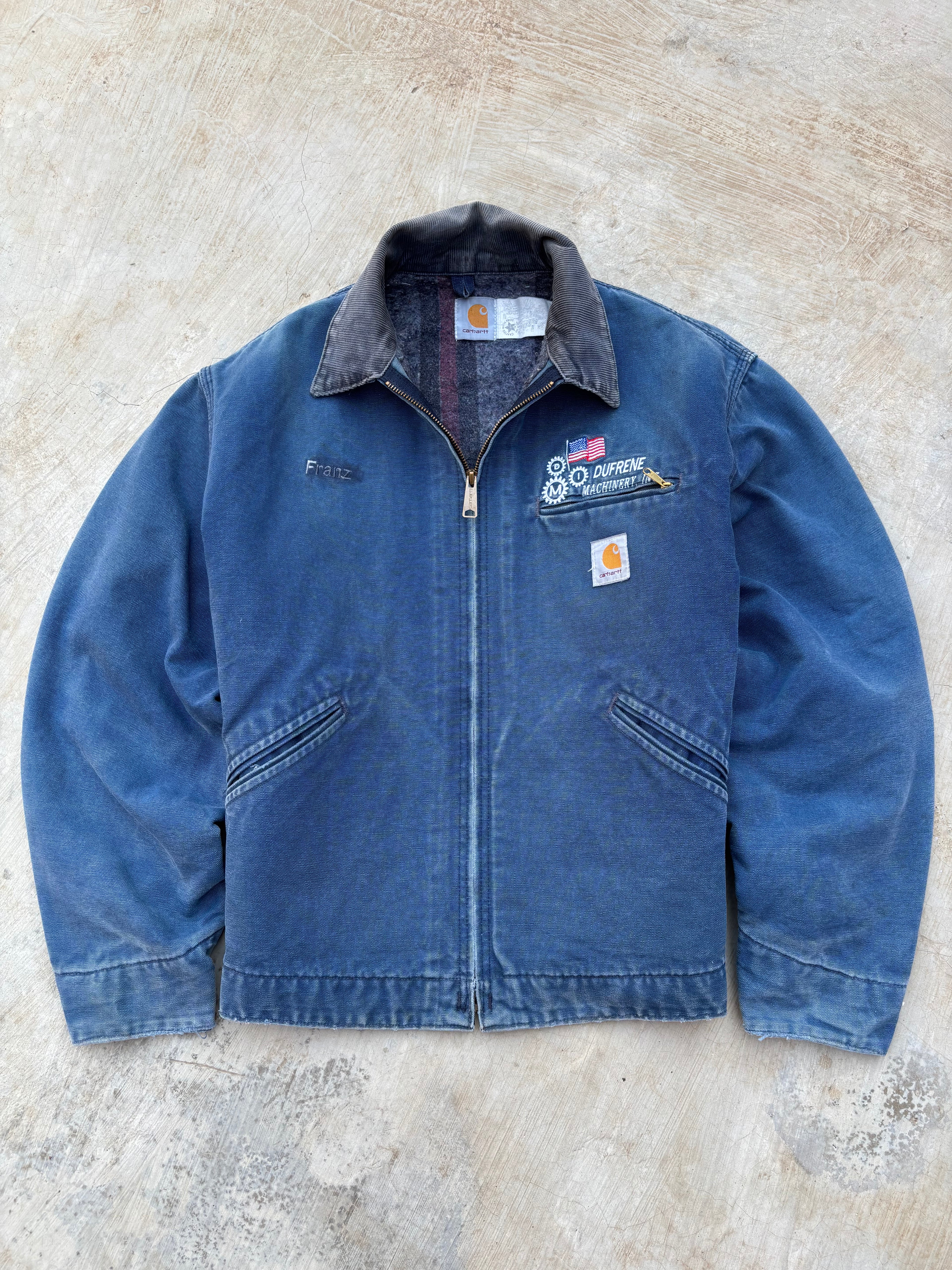 1999 Faded Carhartt Detroit Jacket J01 NVY M