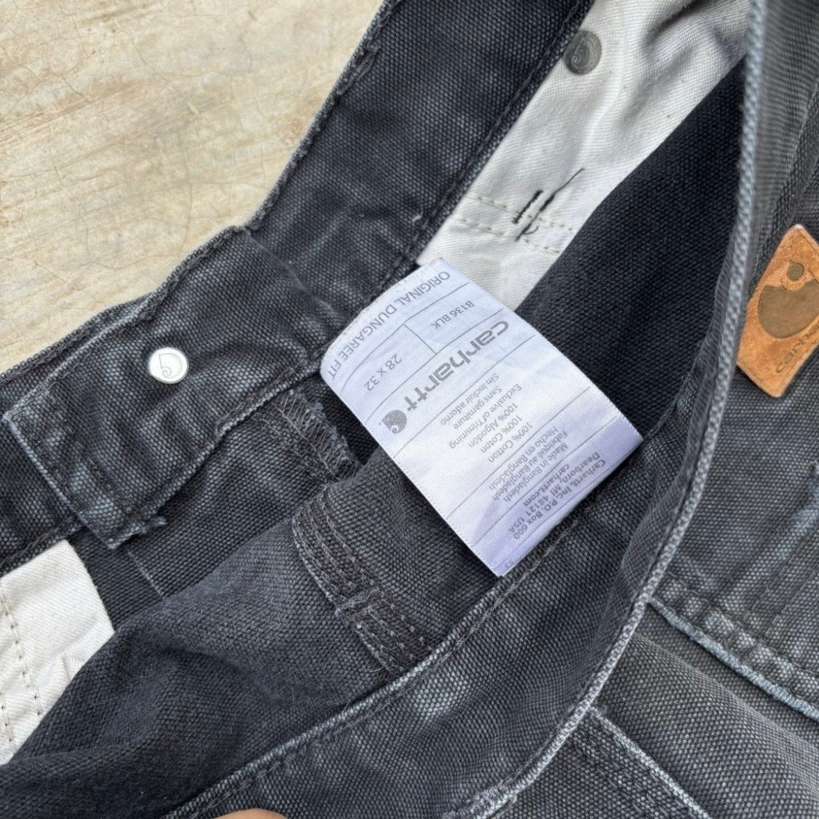 Thrashed Vintage Carhartt Double Knee Pant 28