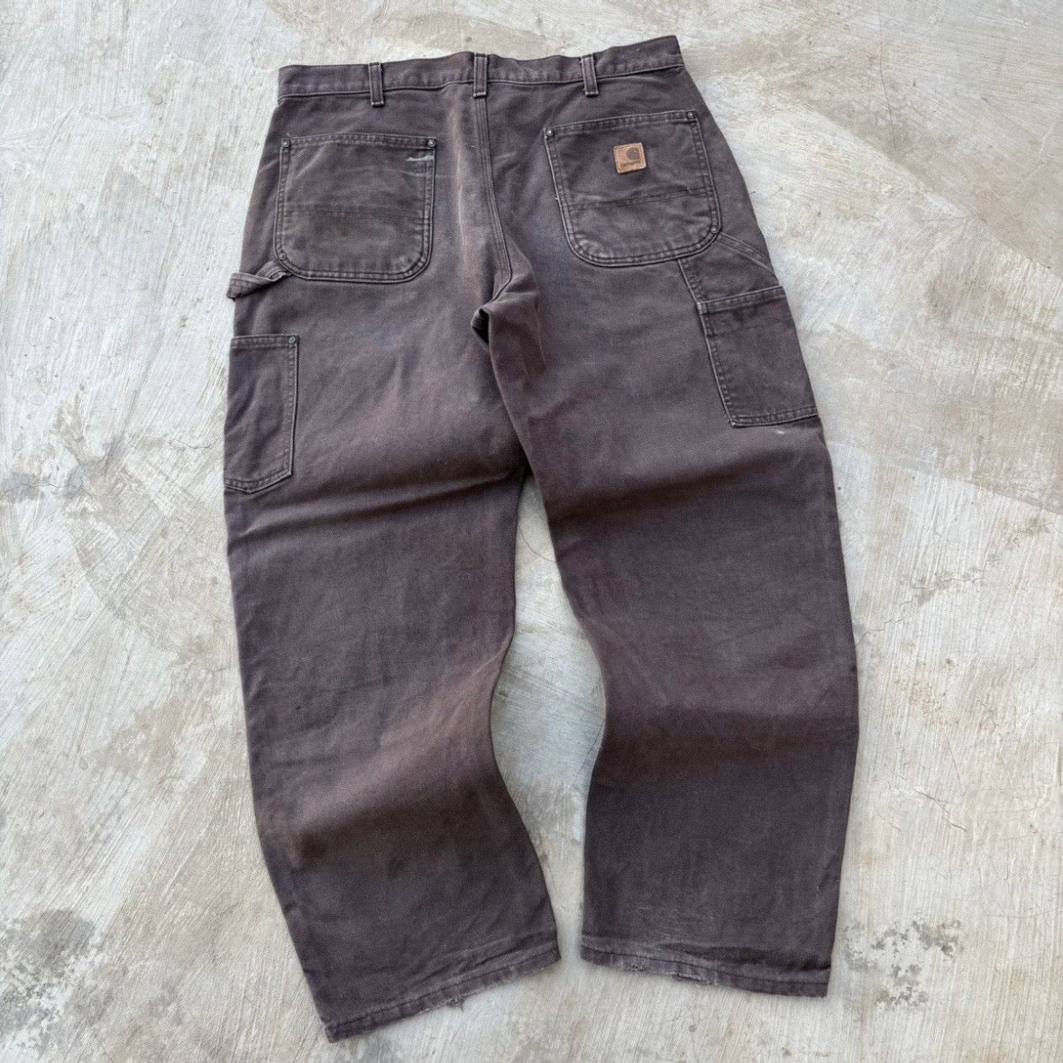 Vintage Sunfaded Carhartt Double Knee Pant B136 DKB 36