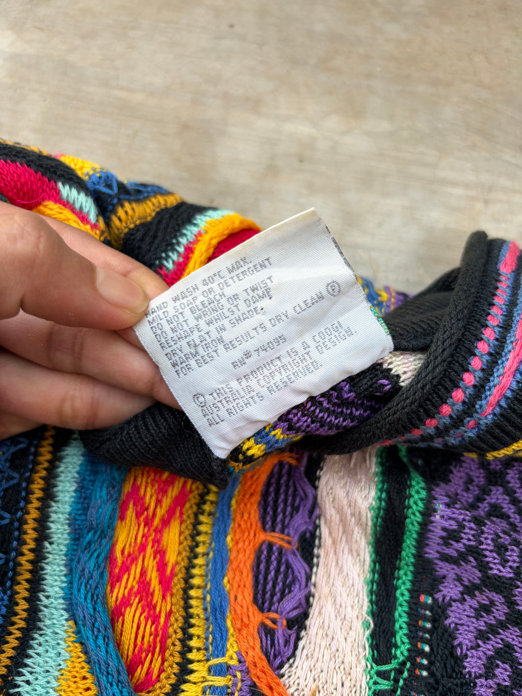 Rare 90s Vintage COOGI Australia 3D Knit Sweater M/L