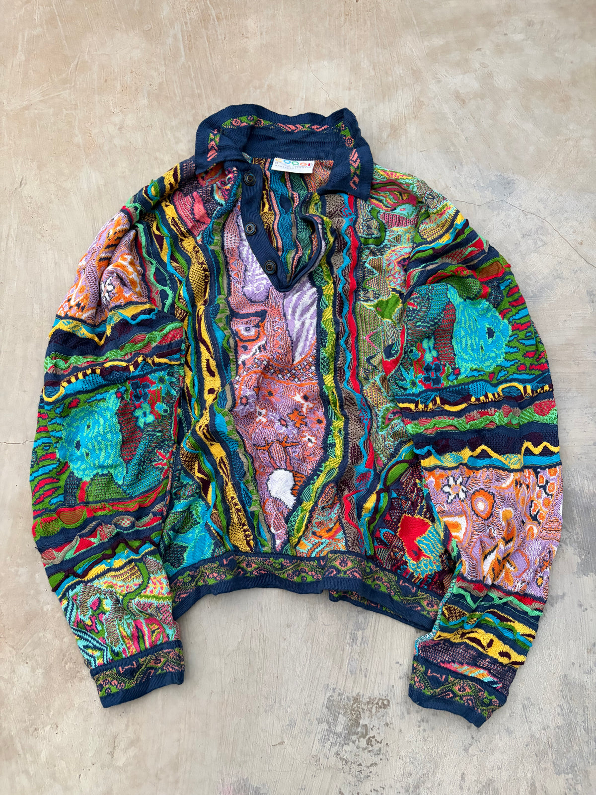 90s Ultra Rare COOGI Australia Animal Knit Sweater M
