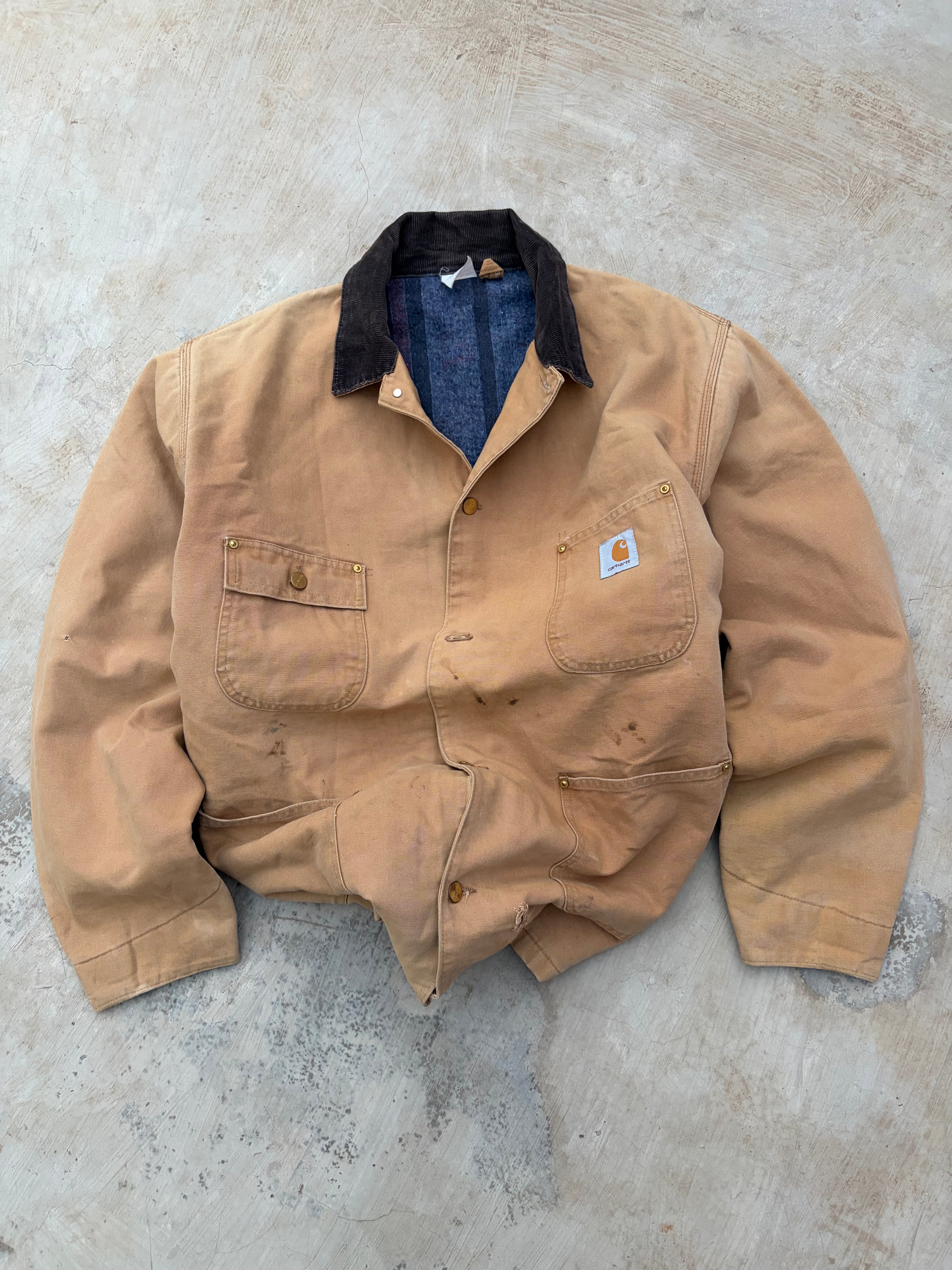 Vintage 80s Carhartt Chore Coat Jacket XL