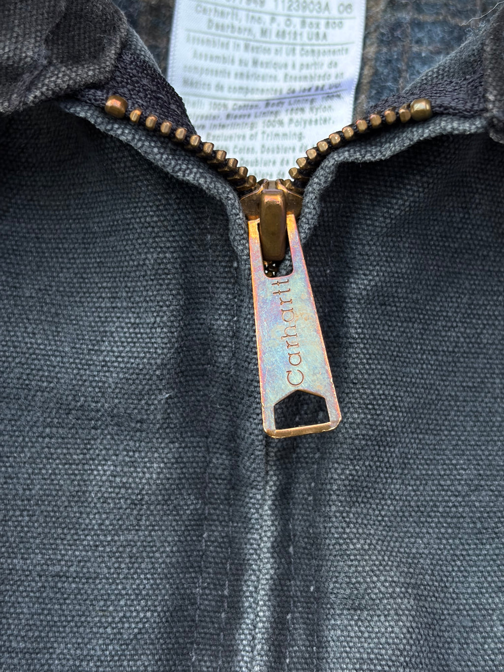 Vintage 00s Carhartt Detroit Jacket J97 PTL S