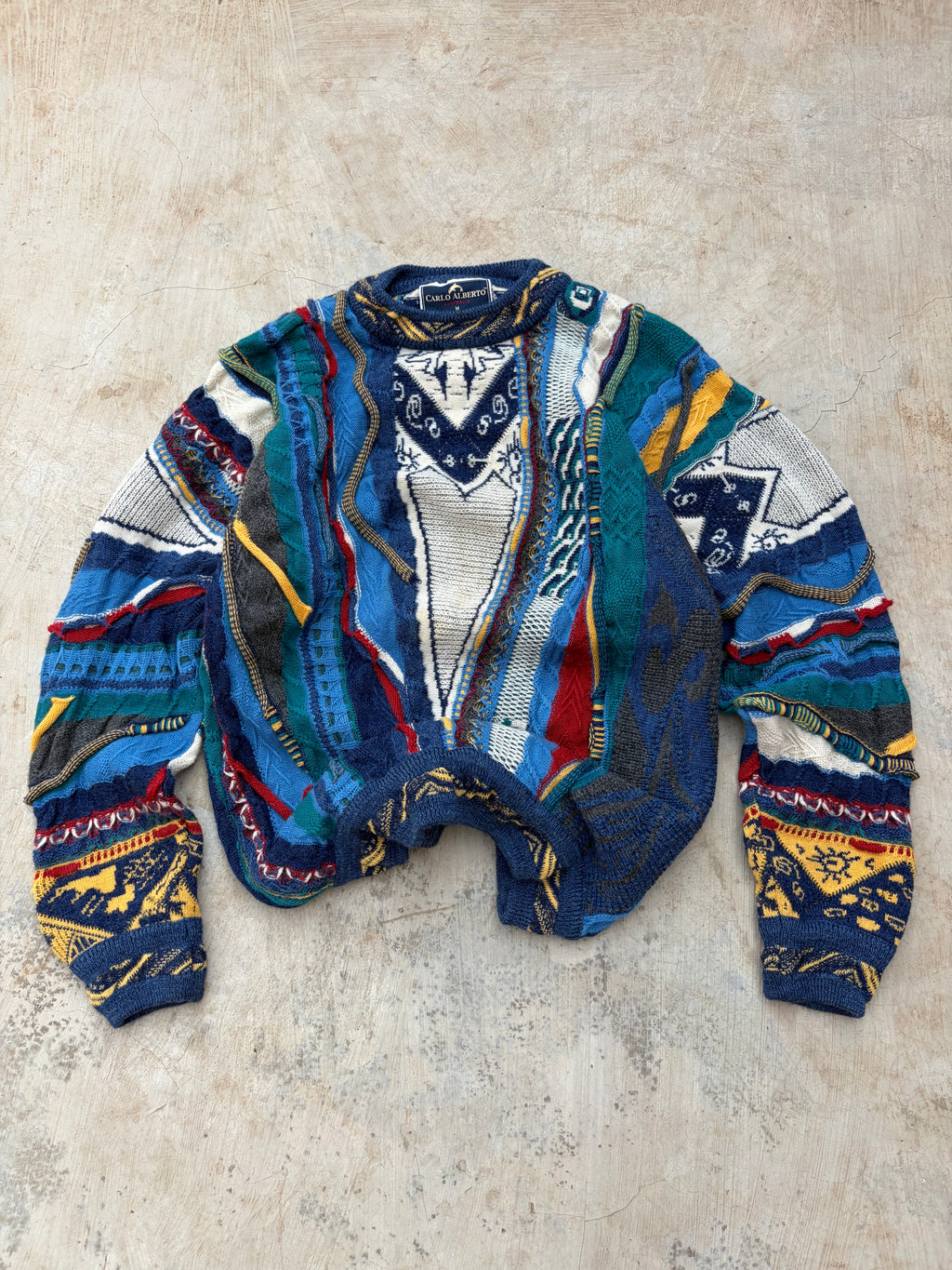 Vintage Carlo Alberto Coogi Style Sweater M