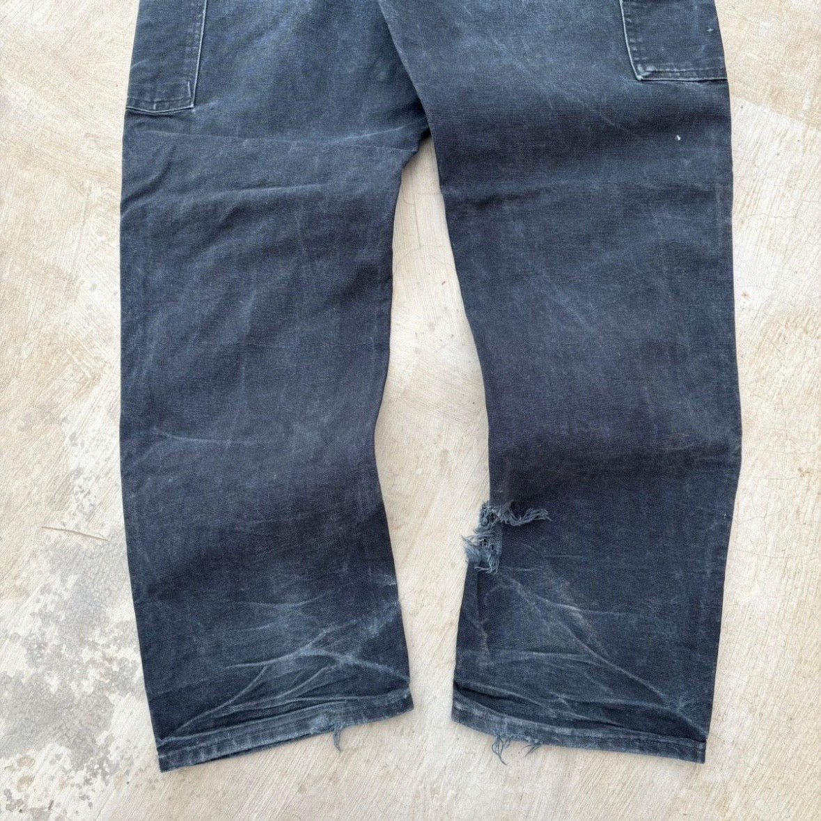 Vintage 00s Carhartt Double Knee B01 BLK 34