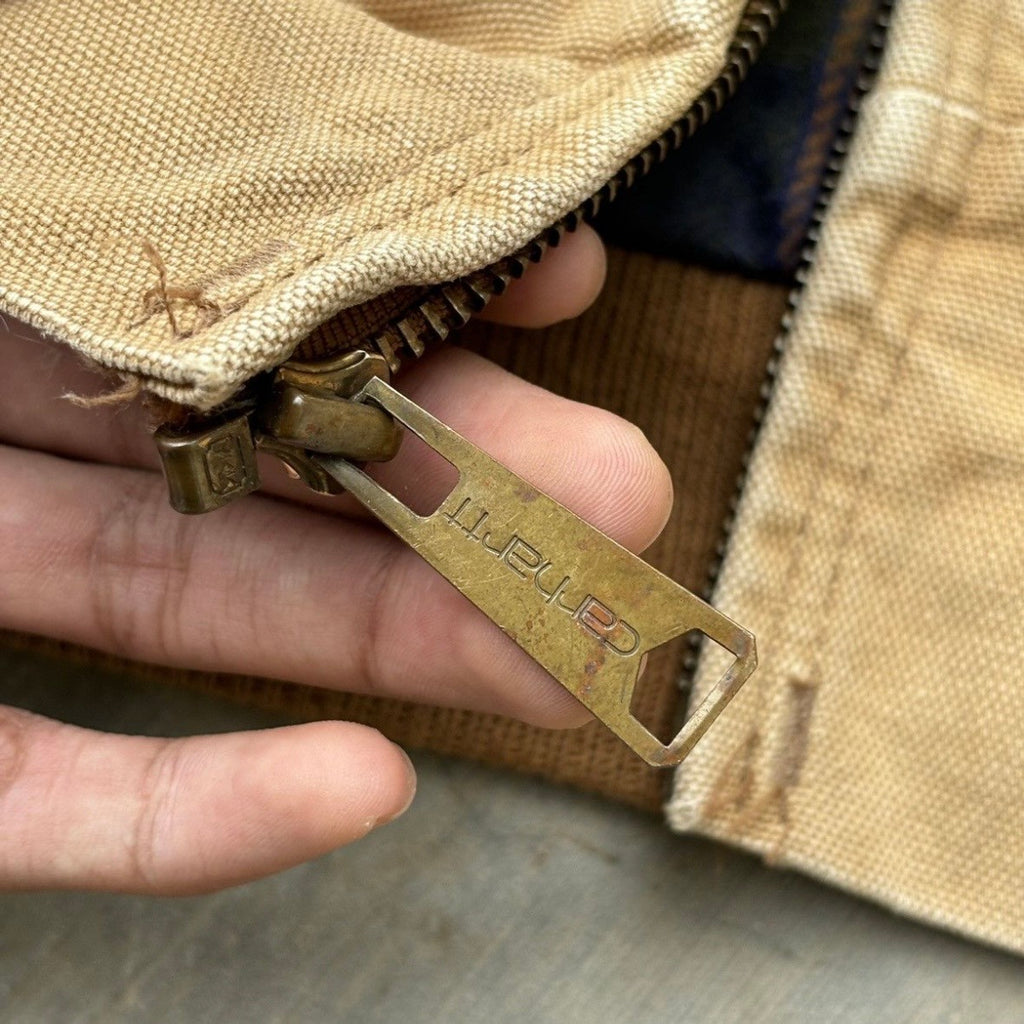 Vintage 1990s Carhartt Active Flannel Lined Jacket L/XL