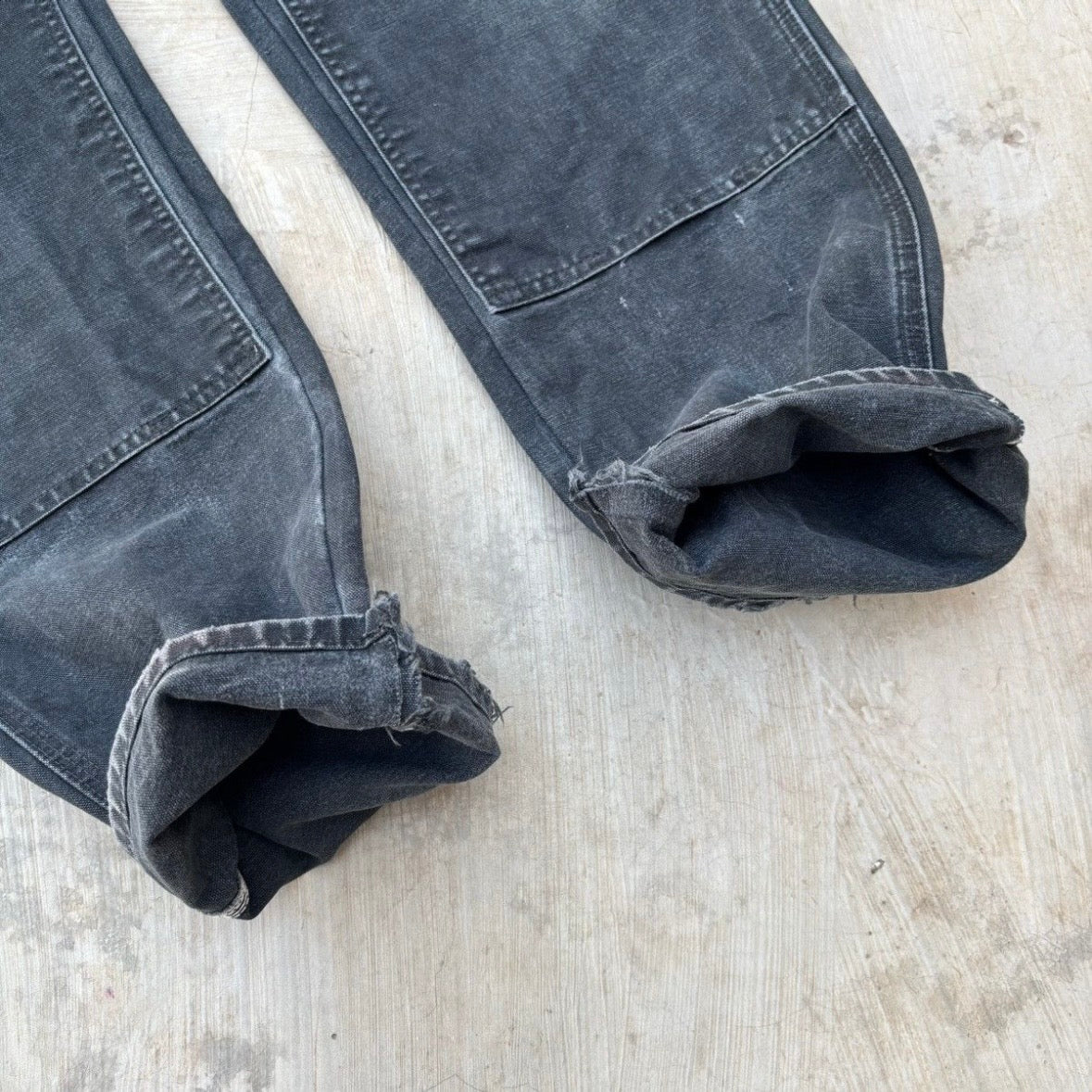 Vintage 00s Carhartt Double Knee Pant B01 BLK 38