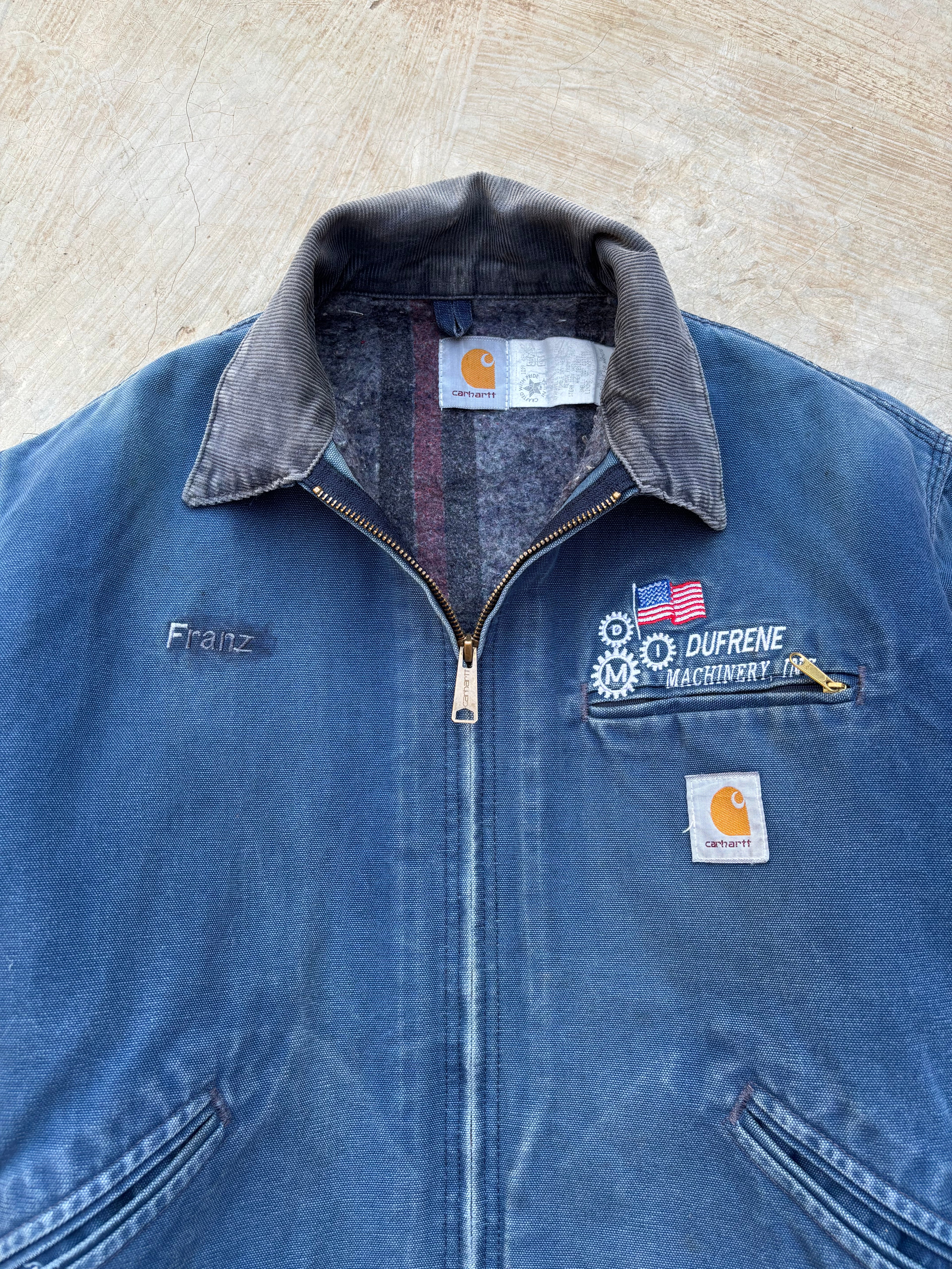1999 Faded Carhartt Detroit Jacket J01 NVY M