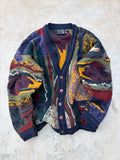 Vintage 90s COOGI Australia Pure New Wool Cardigan Size M