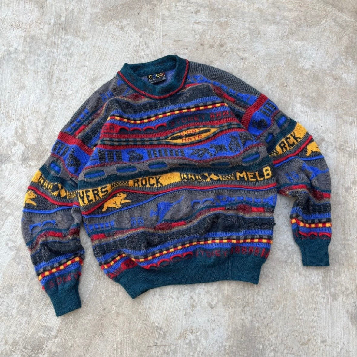 Vintage 90s Coogi Knitwear S