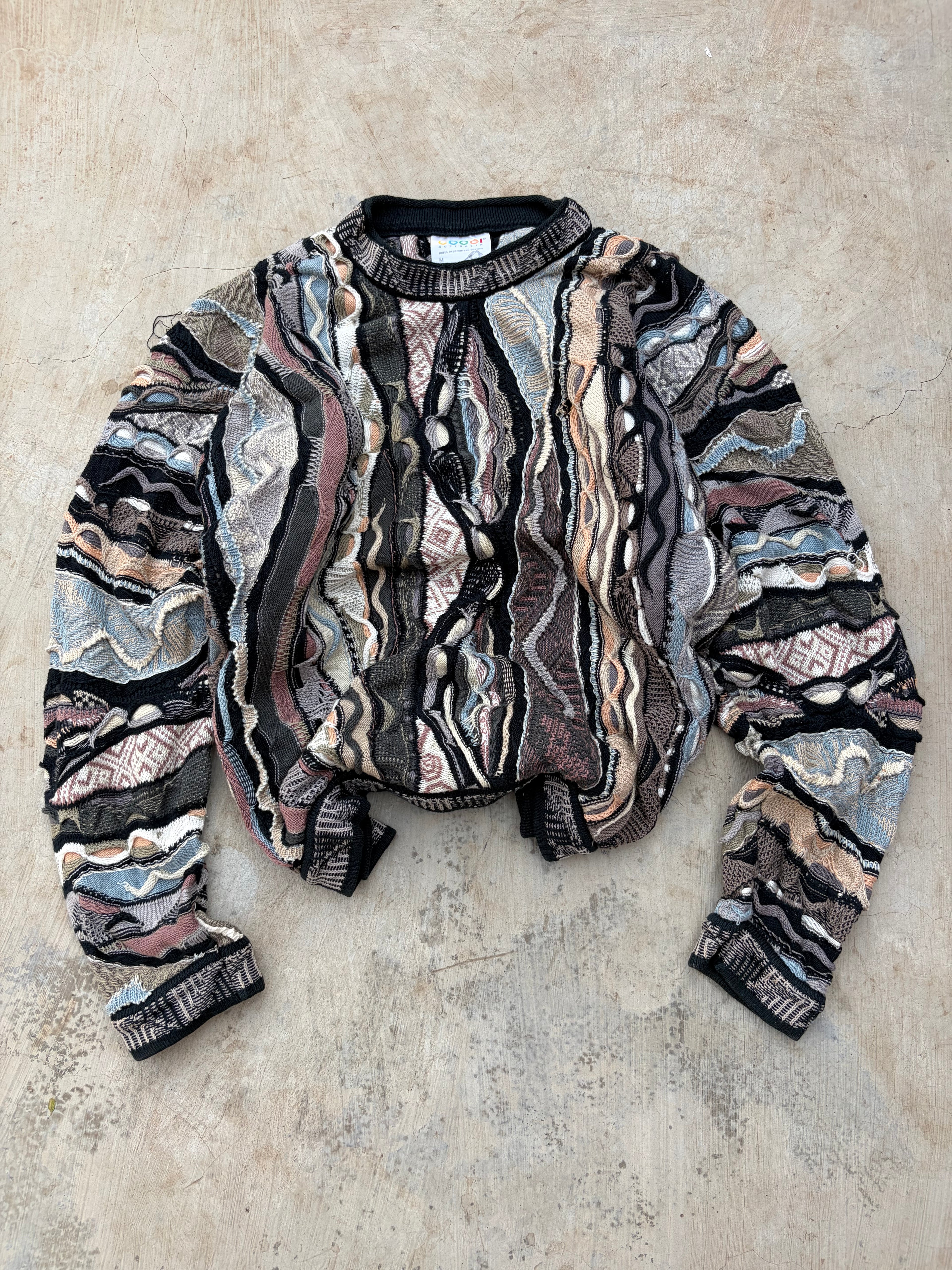 Vintage 90s Coogi 3D Knit Sweater L