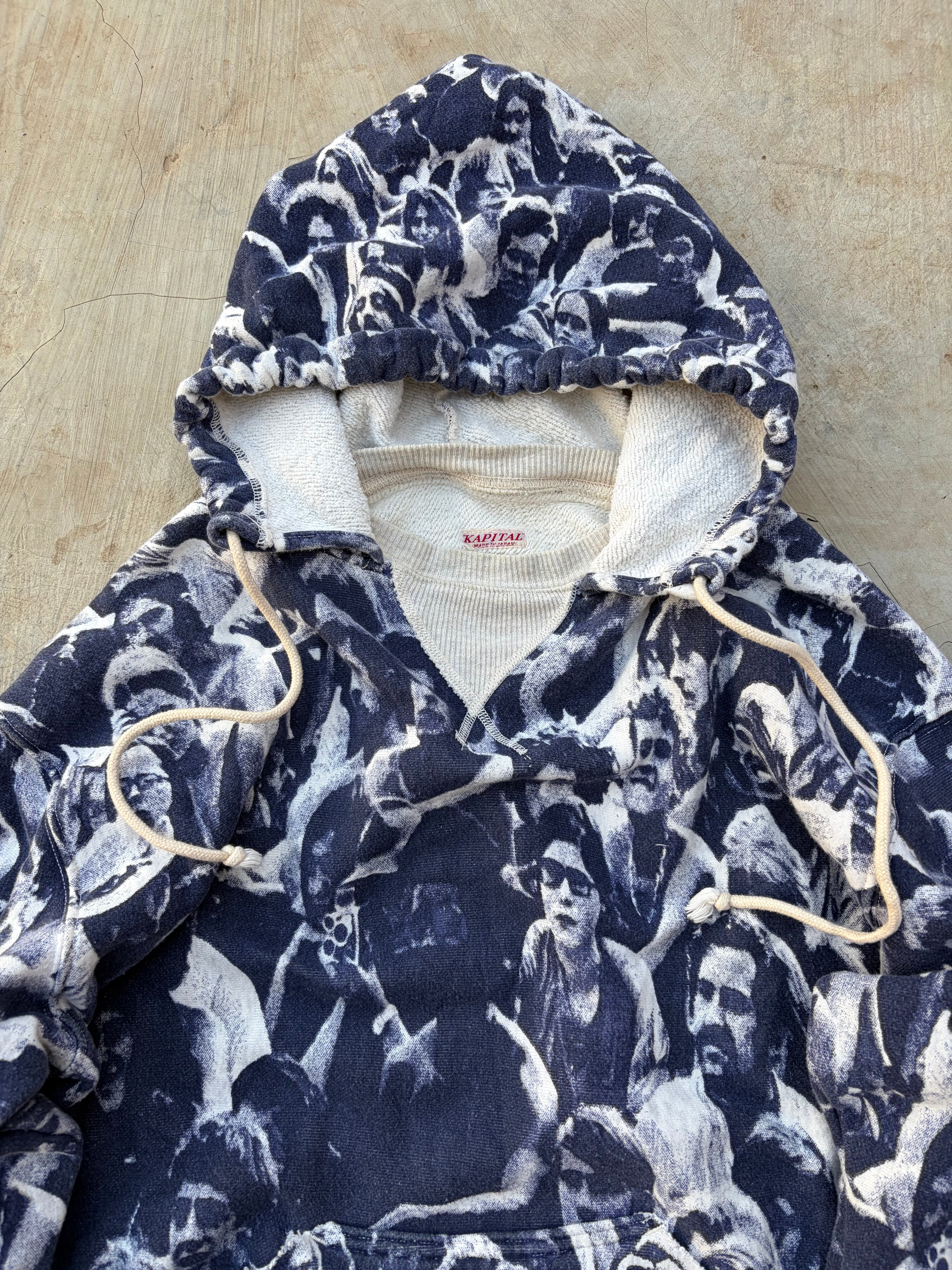 Vintage 00s Kapital WoodStock Festival AOP Hoodie L