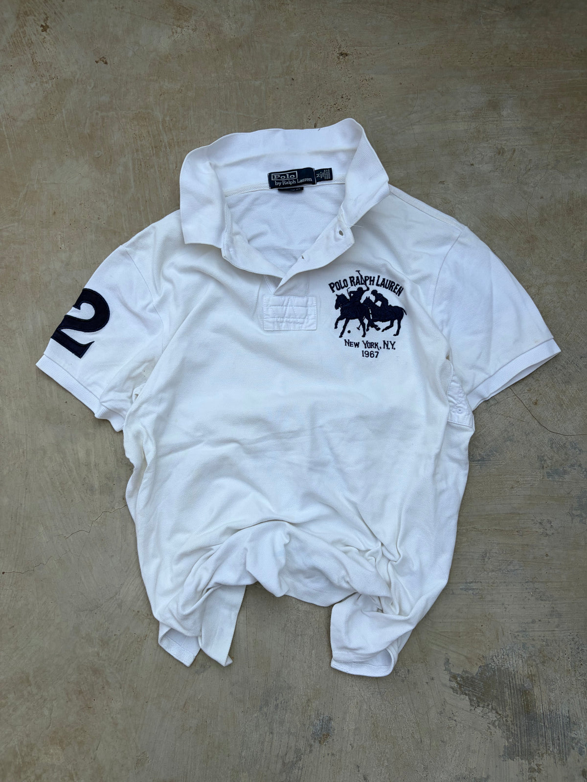 Vintage Polo Ralph Lauren Polo Shirt – New York 1967 Equestrian Graphic S