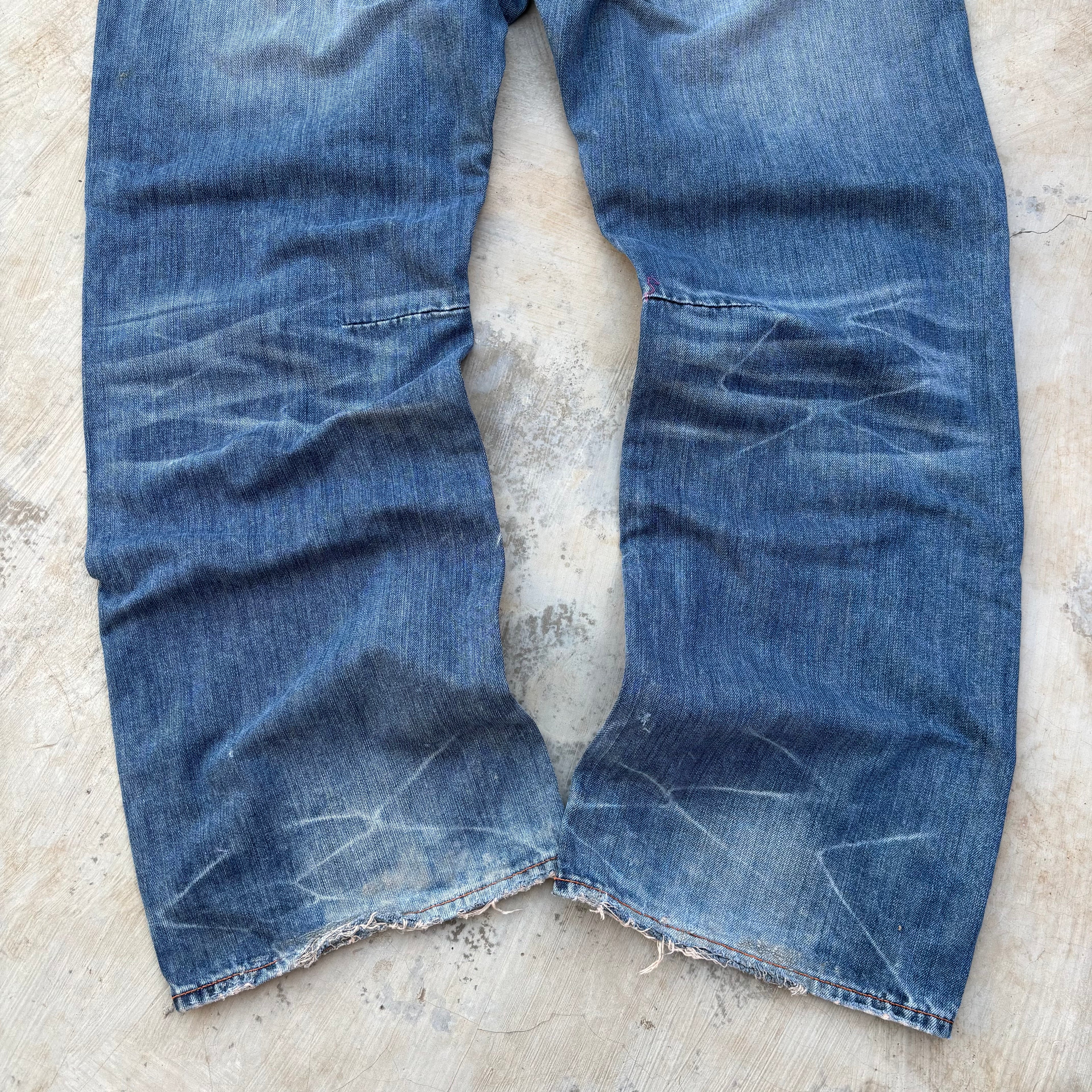 Vintage 00s Edhardy Spell Out Denim Jeans 40