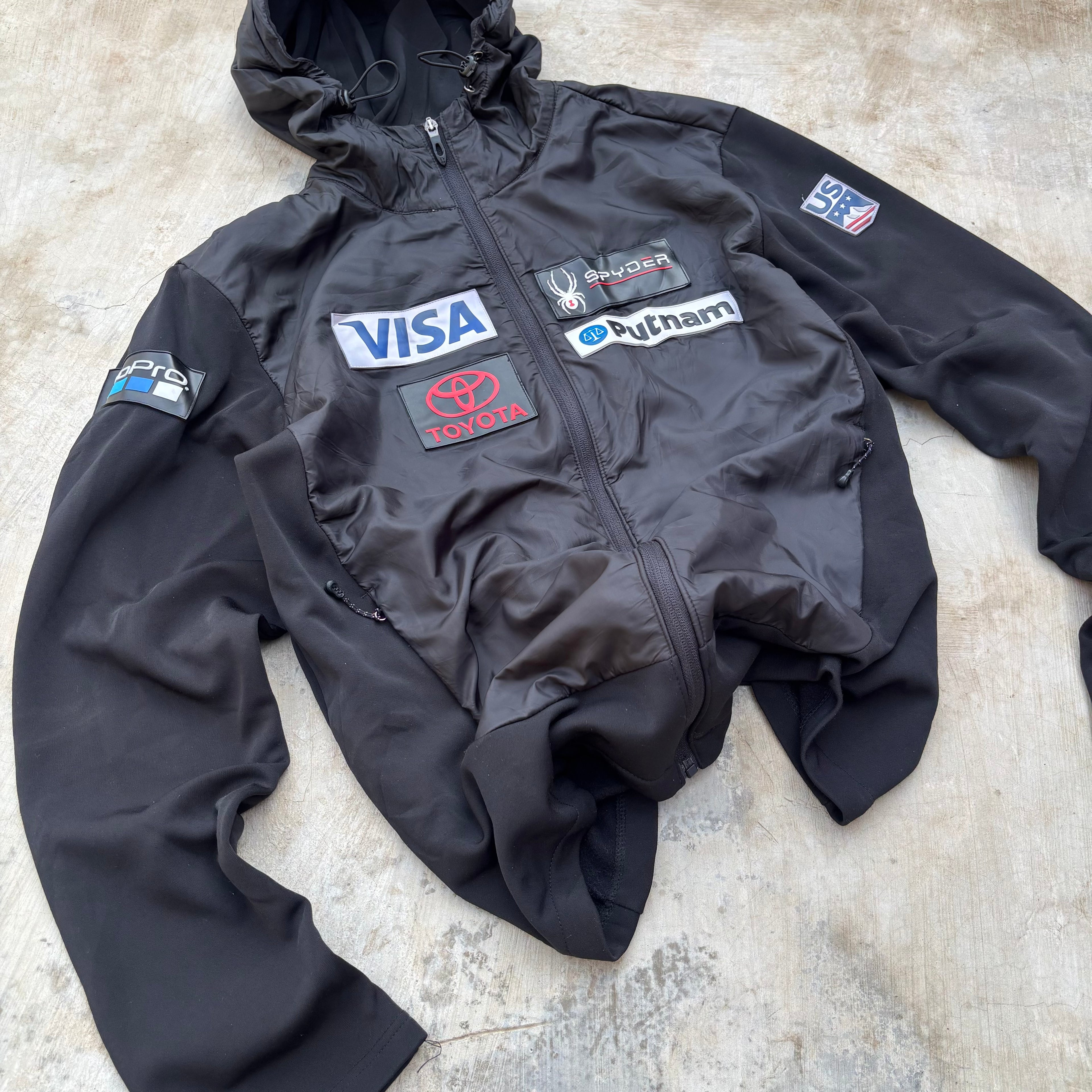 Vintage 00s Spyder USA SKI Team Jacket L