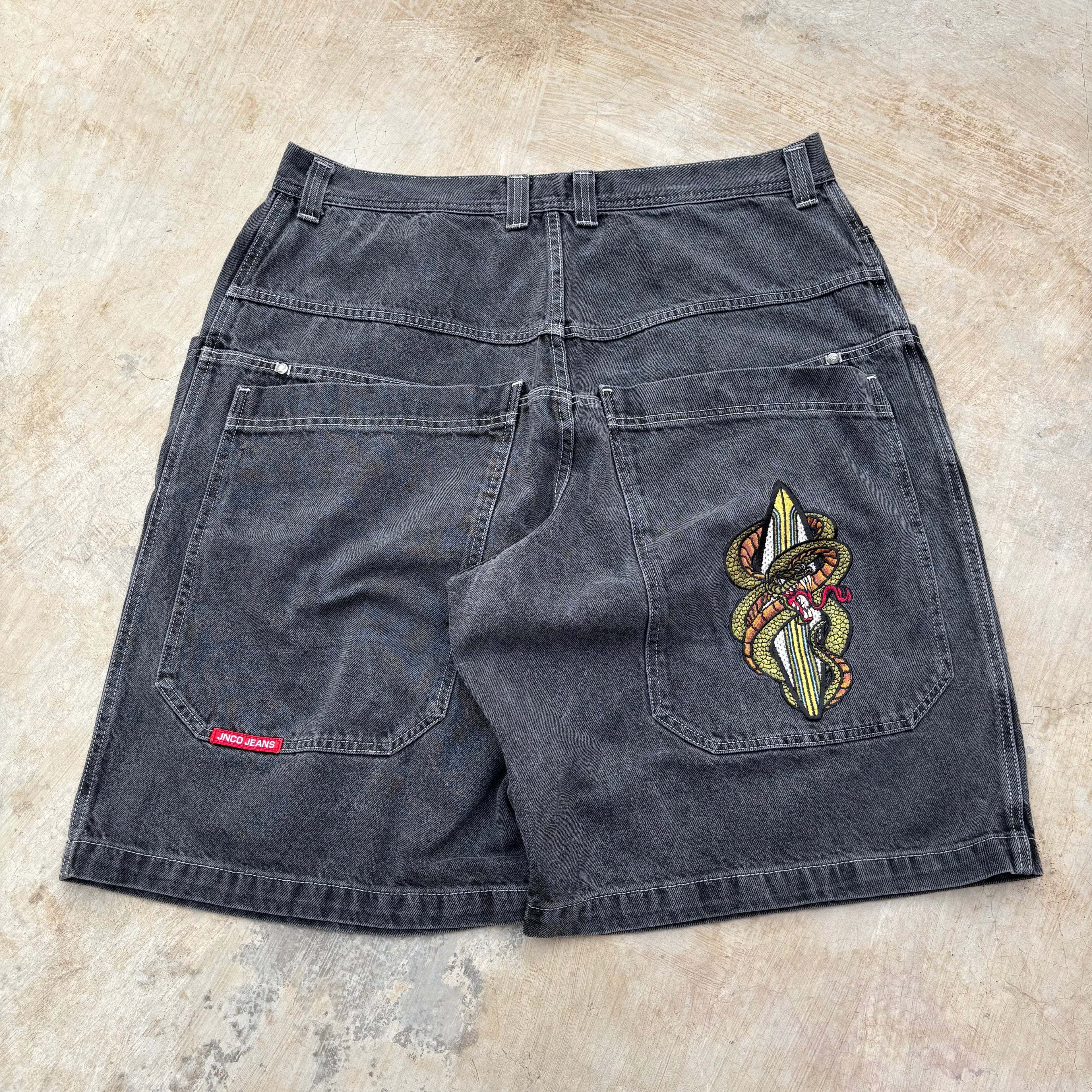 Vintage 90s Jnco Snake Jeans 40