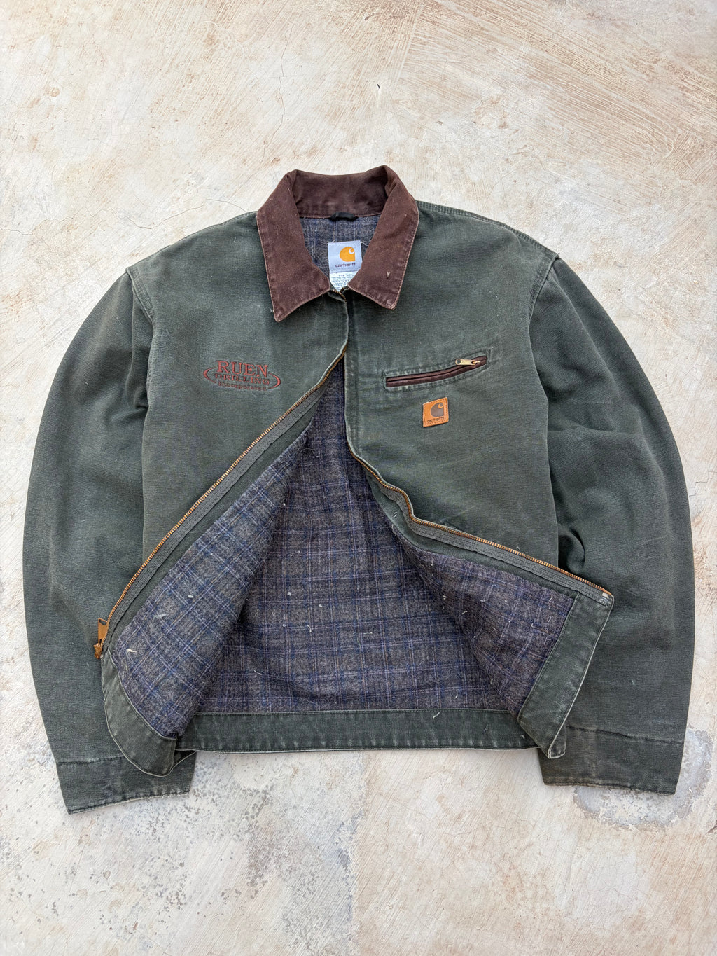 Vintage 00s Carhartt Detroit Jacket J97 MOS XL