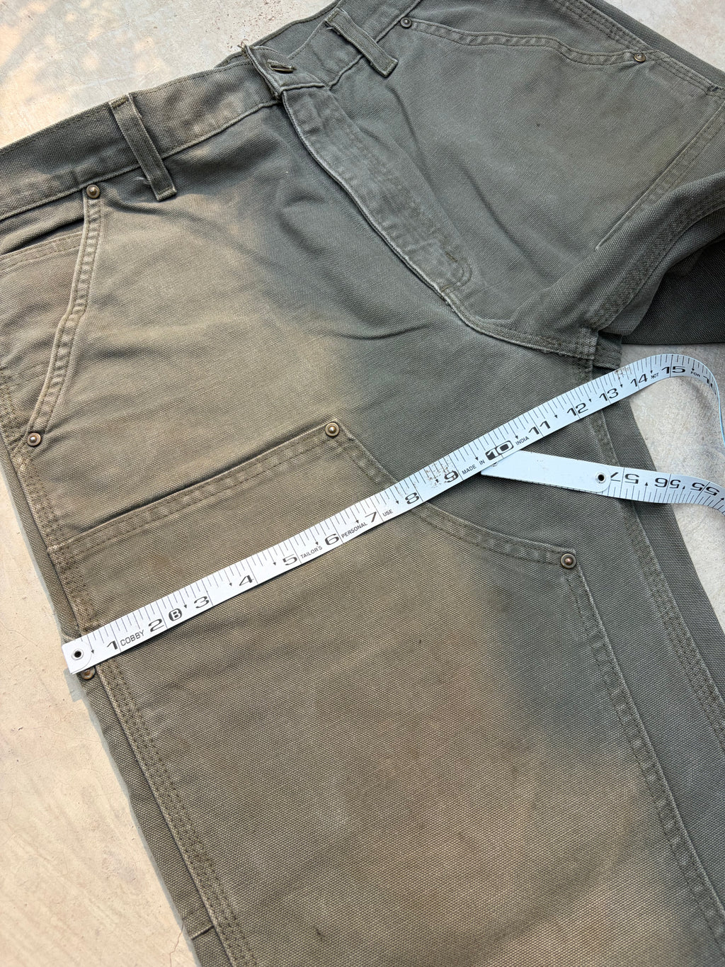 Vintage faded Carhartt Double Knee pants 34