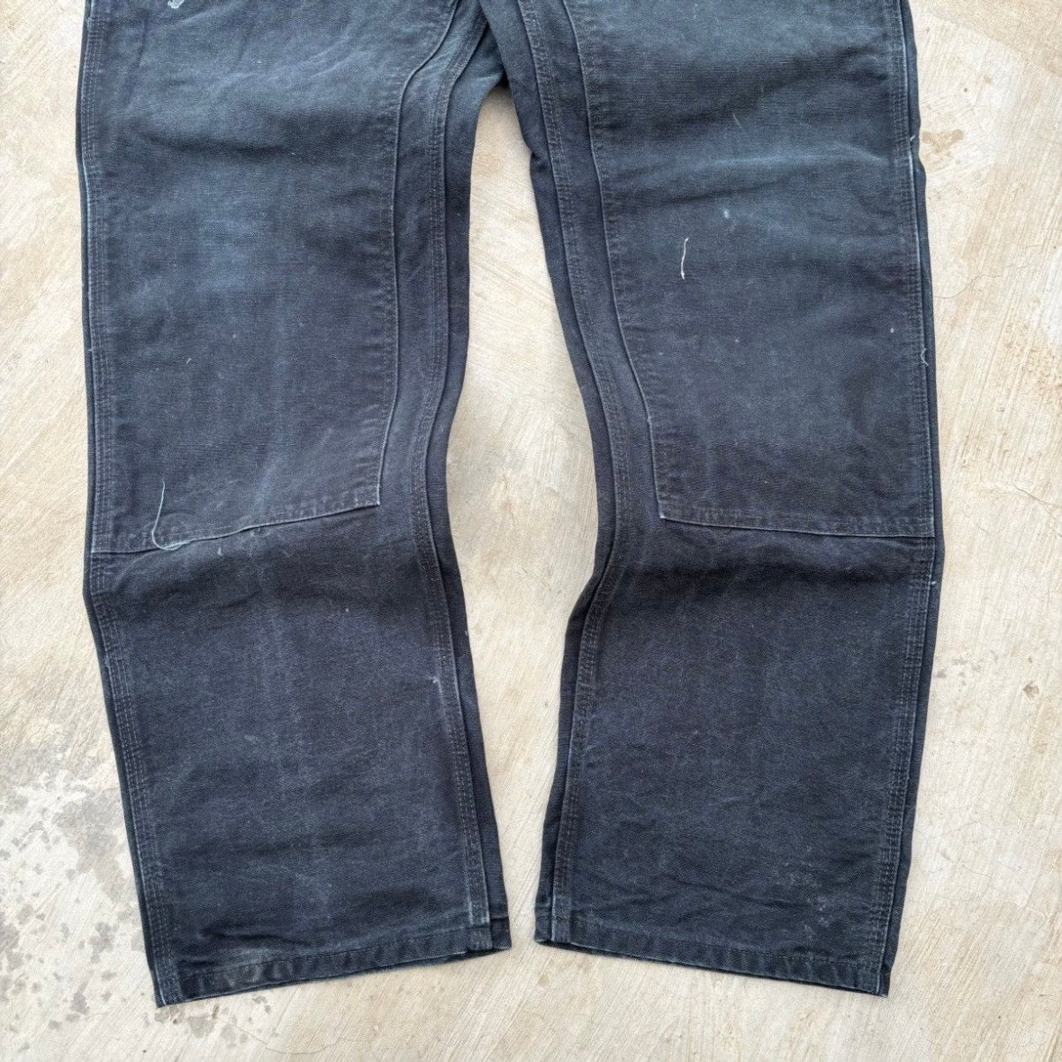 Vintage 00s Carhartt Double Knee Pant B01 BLK 40
