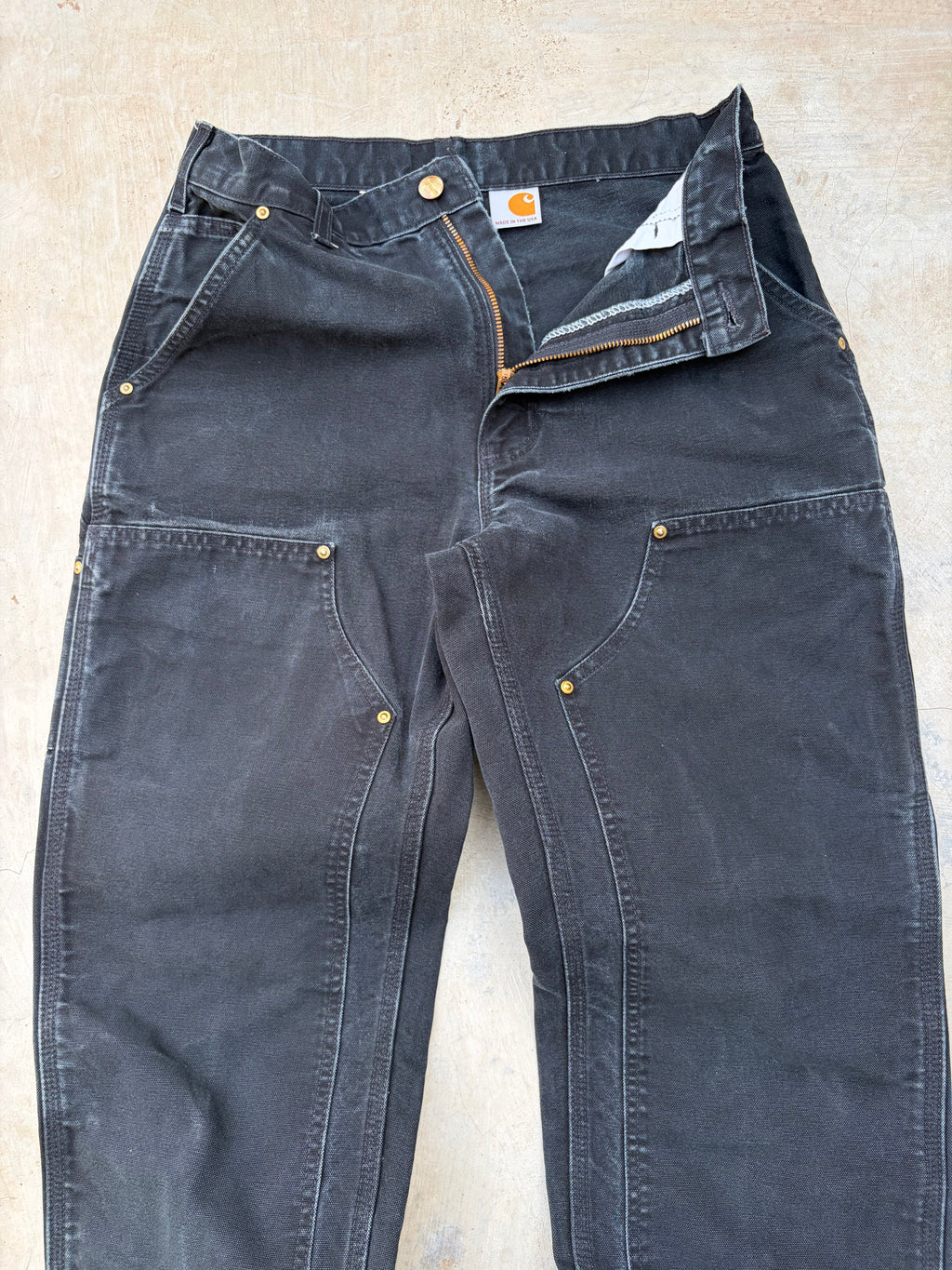 Vintage Sunfaded Carhartt Double Knee Pants 30