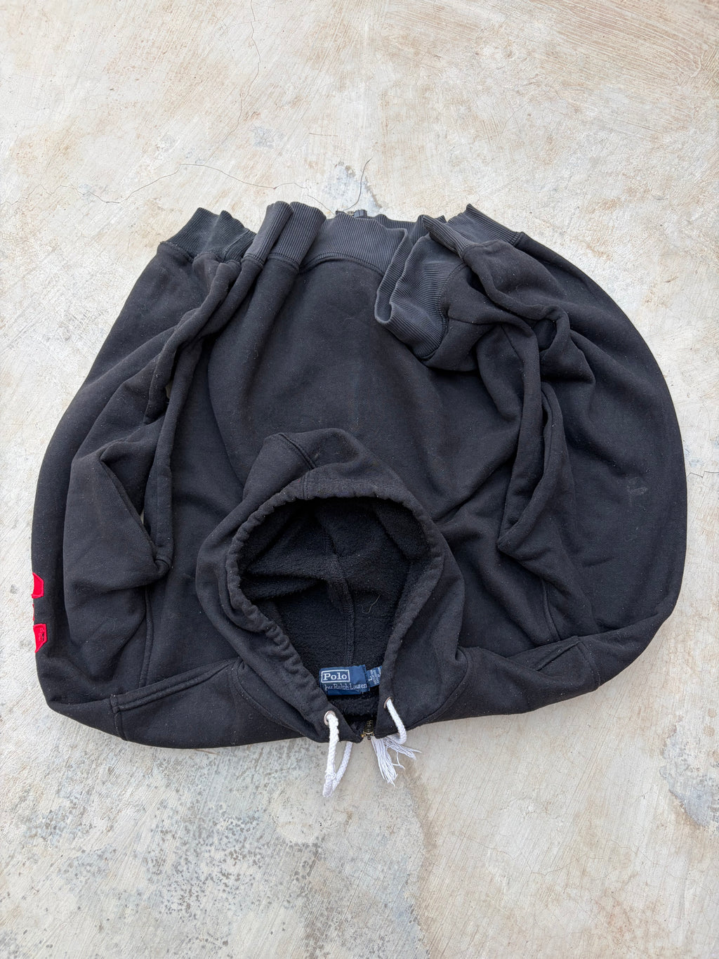 Vintage 90s Polo Ralph Lauren Zip Hoodie M