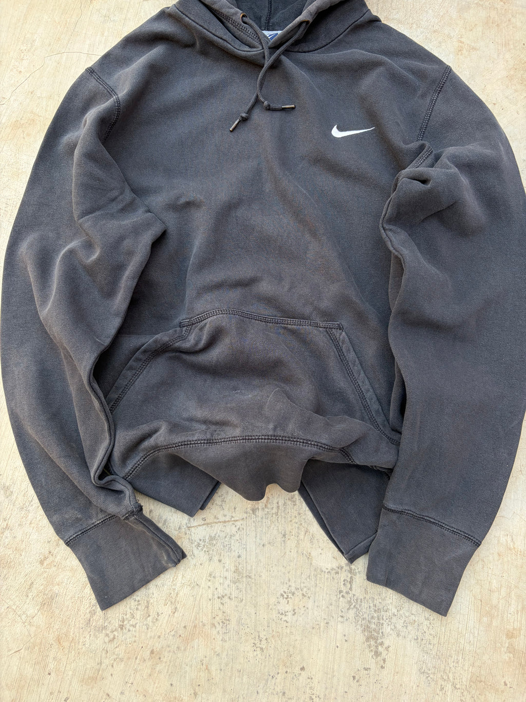 00s Vintage Nike embroidered small swoosh Hoodie L