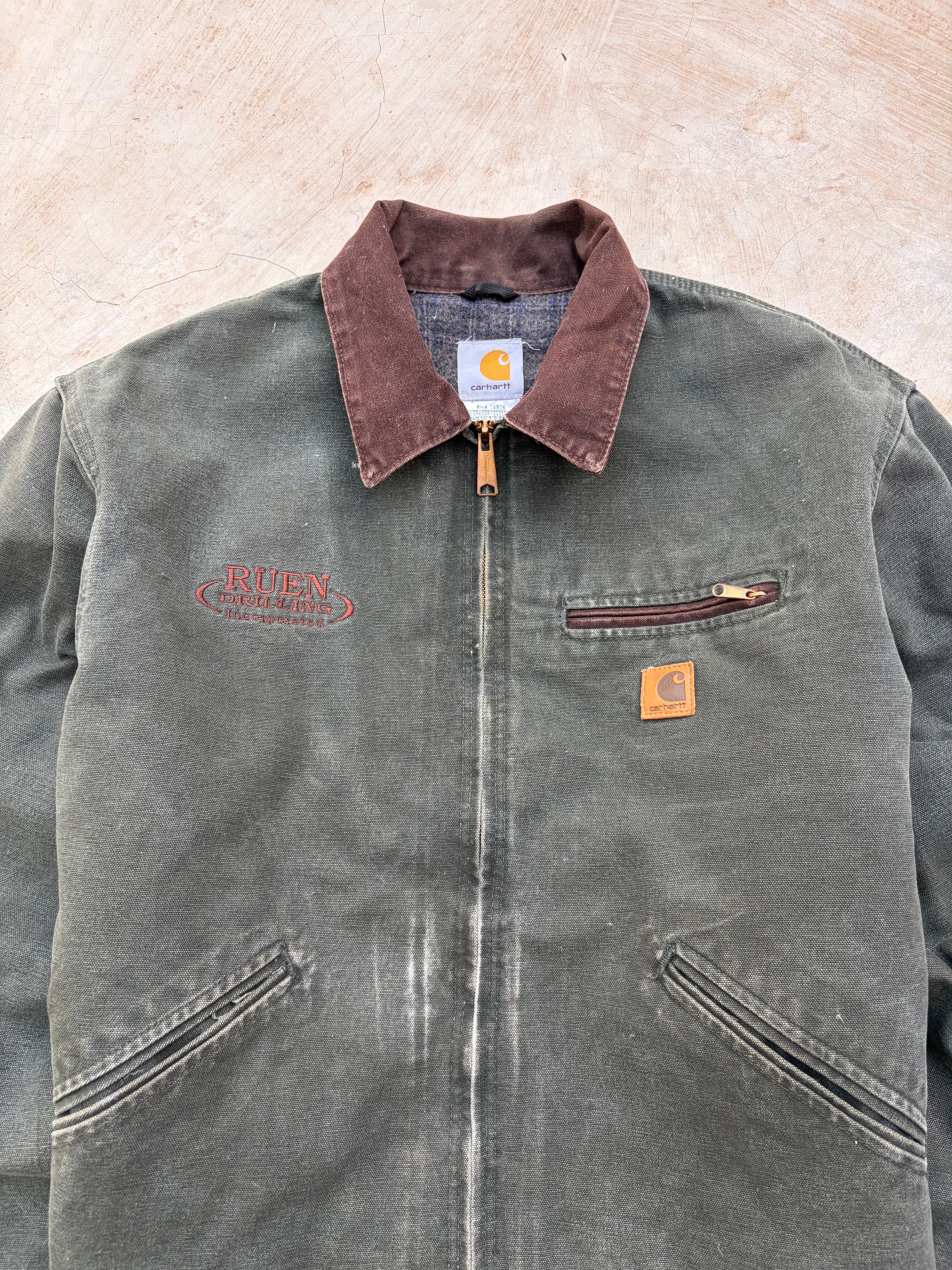 Vintage 00s Carhartt Detroit Jacket J97 MOS XL