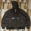 Vintage 00s Carhartt Thrashed Active Jacket DKB L