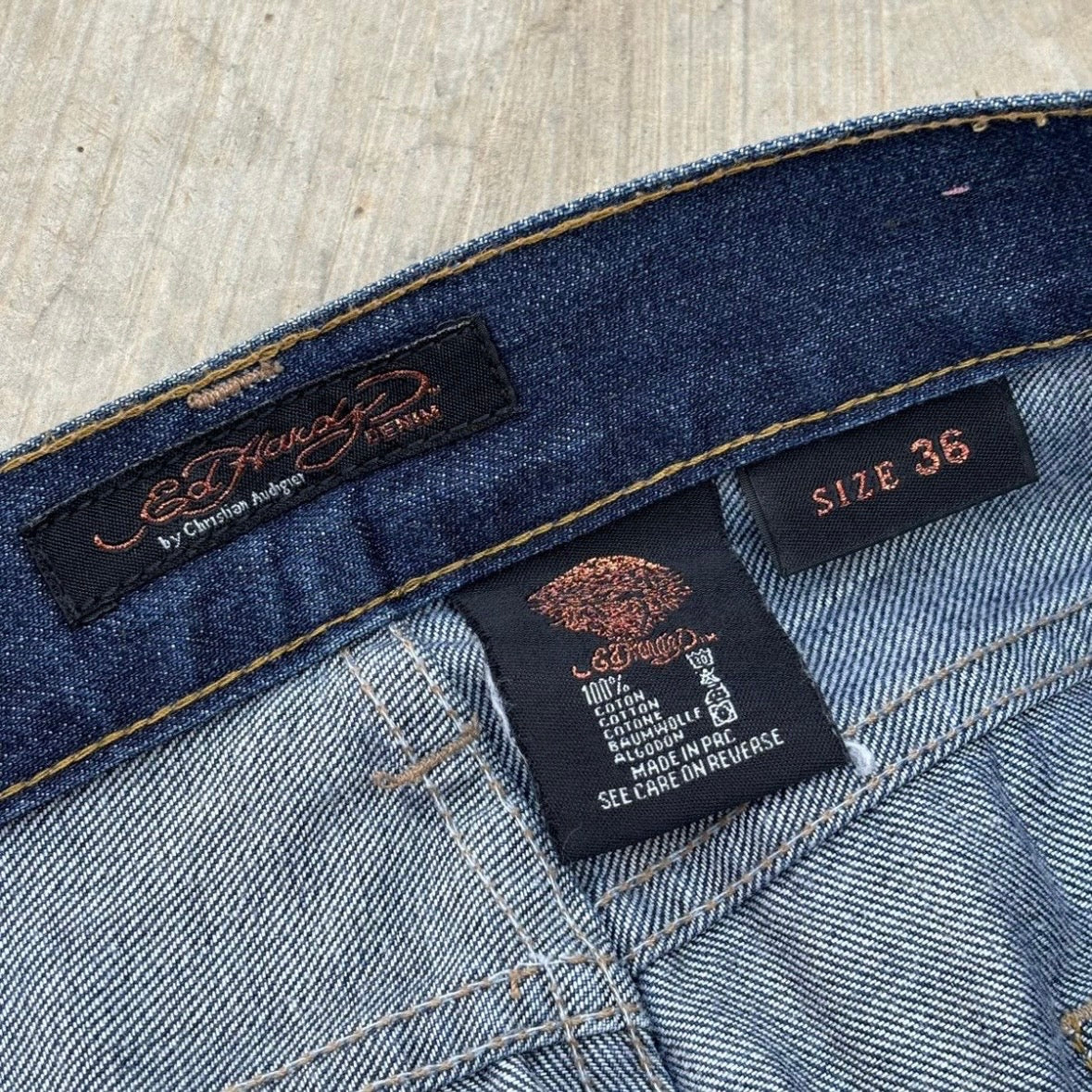 Vintage 00s Edhardy Jeans 36