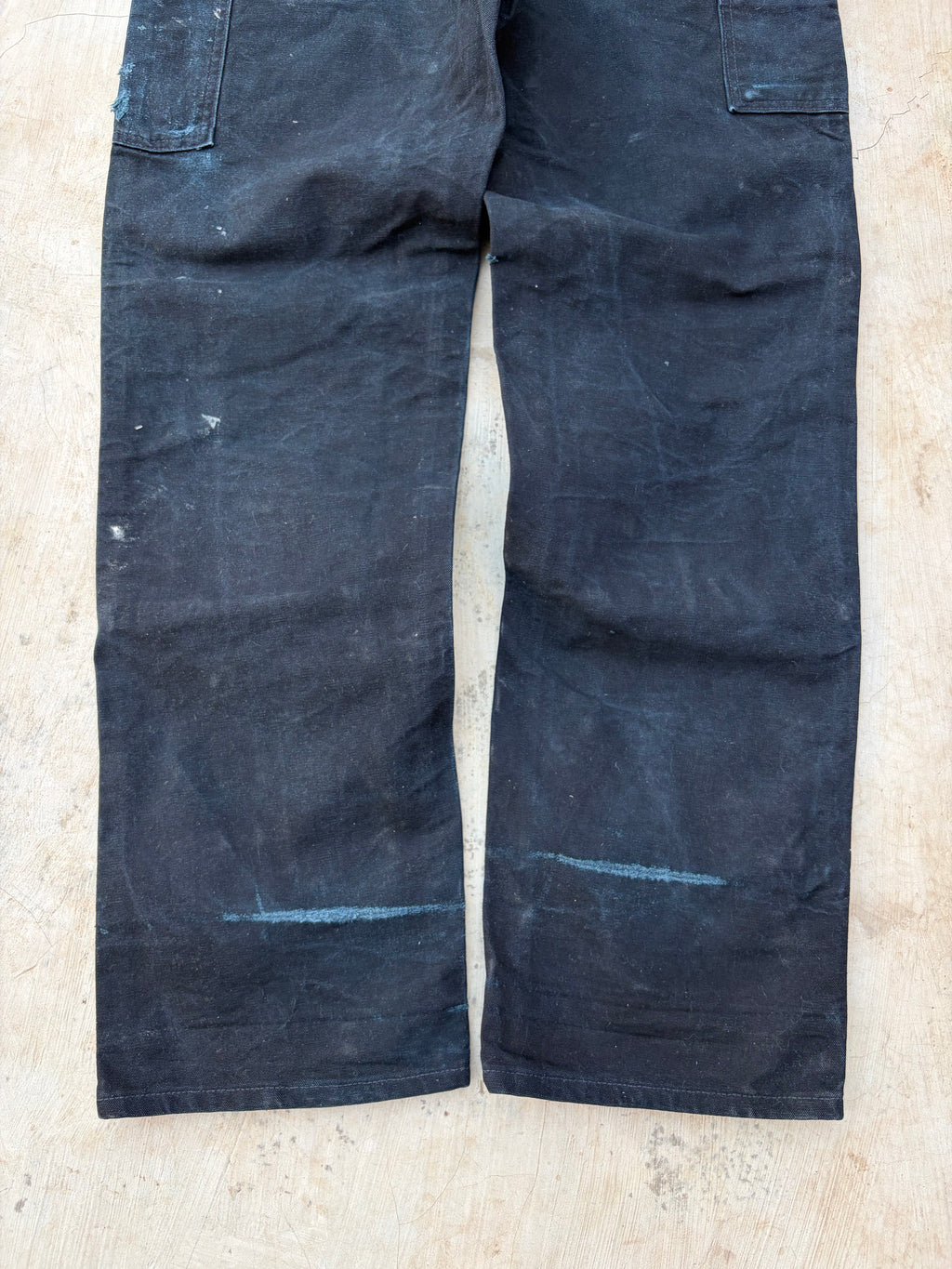 Vintage 00s Carhartt Double Knee Pant Distressed Paint Splash 33