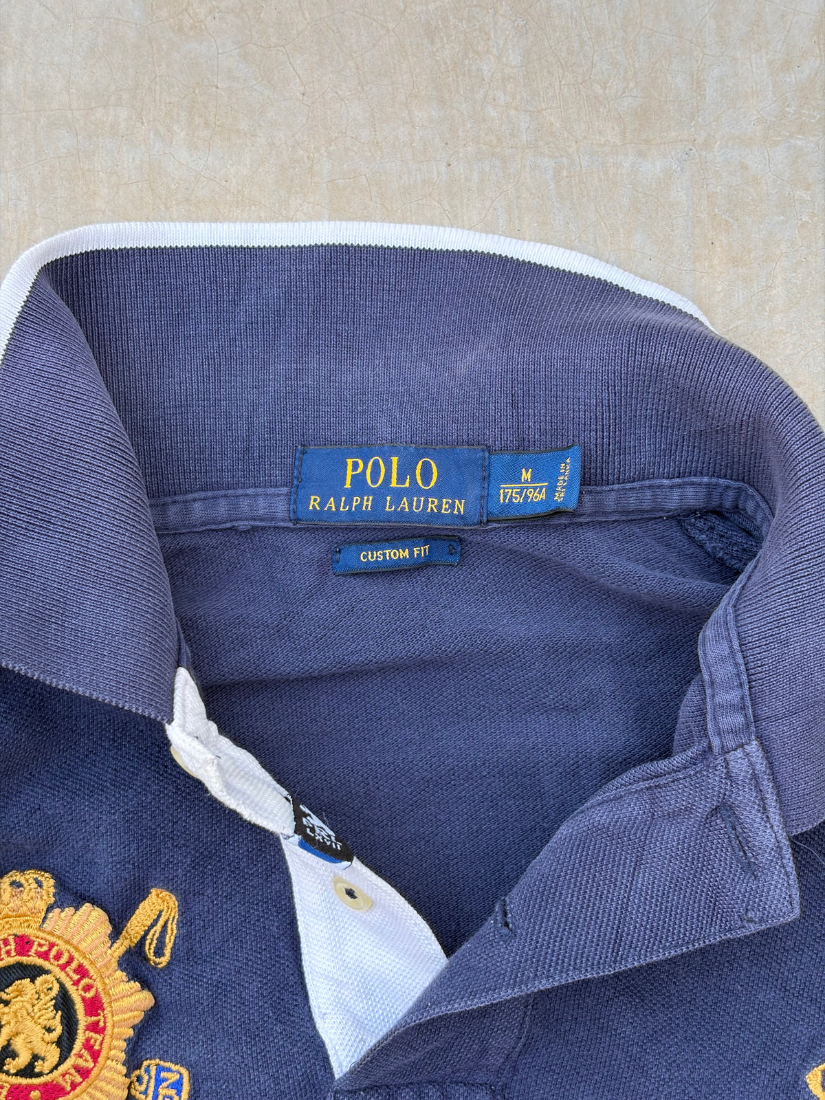 Vintage Polo Ralph Lauren Big Pony Rugby Polo Shirt M