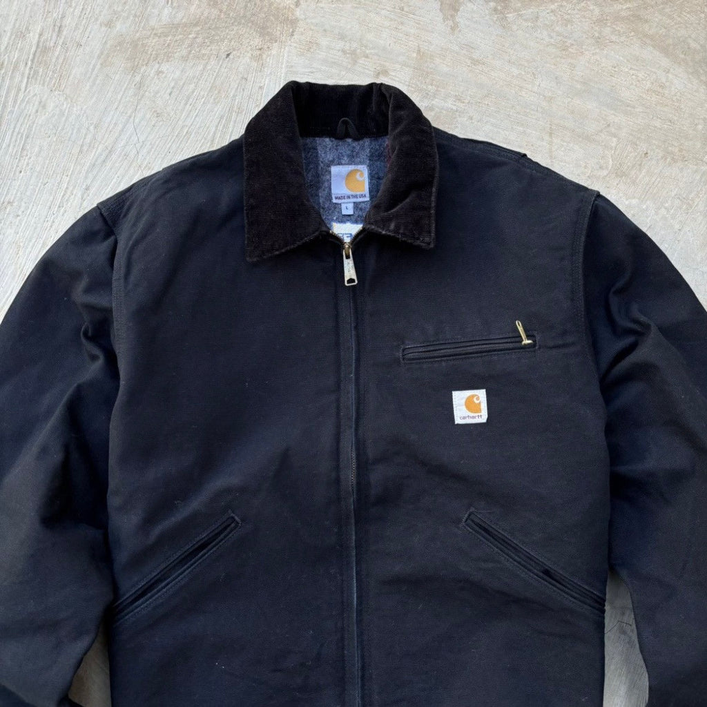 Vintage 00s Carhartt Detroit Jacket BLK L