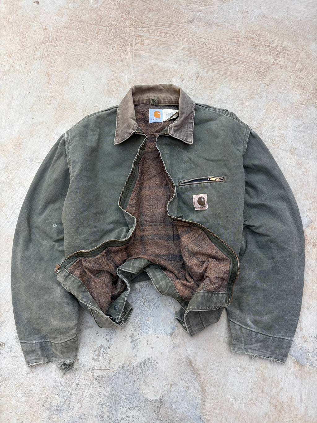 Vintage 90s 1999 Carhartt Detroit Jacket J76 MOS XL