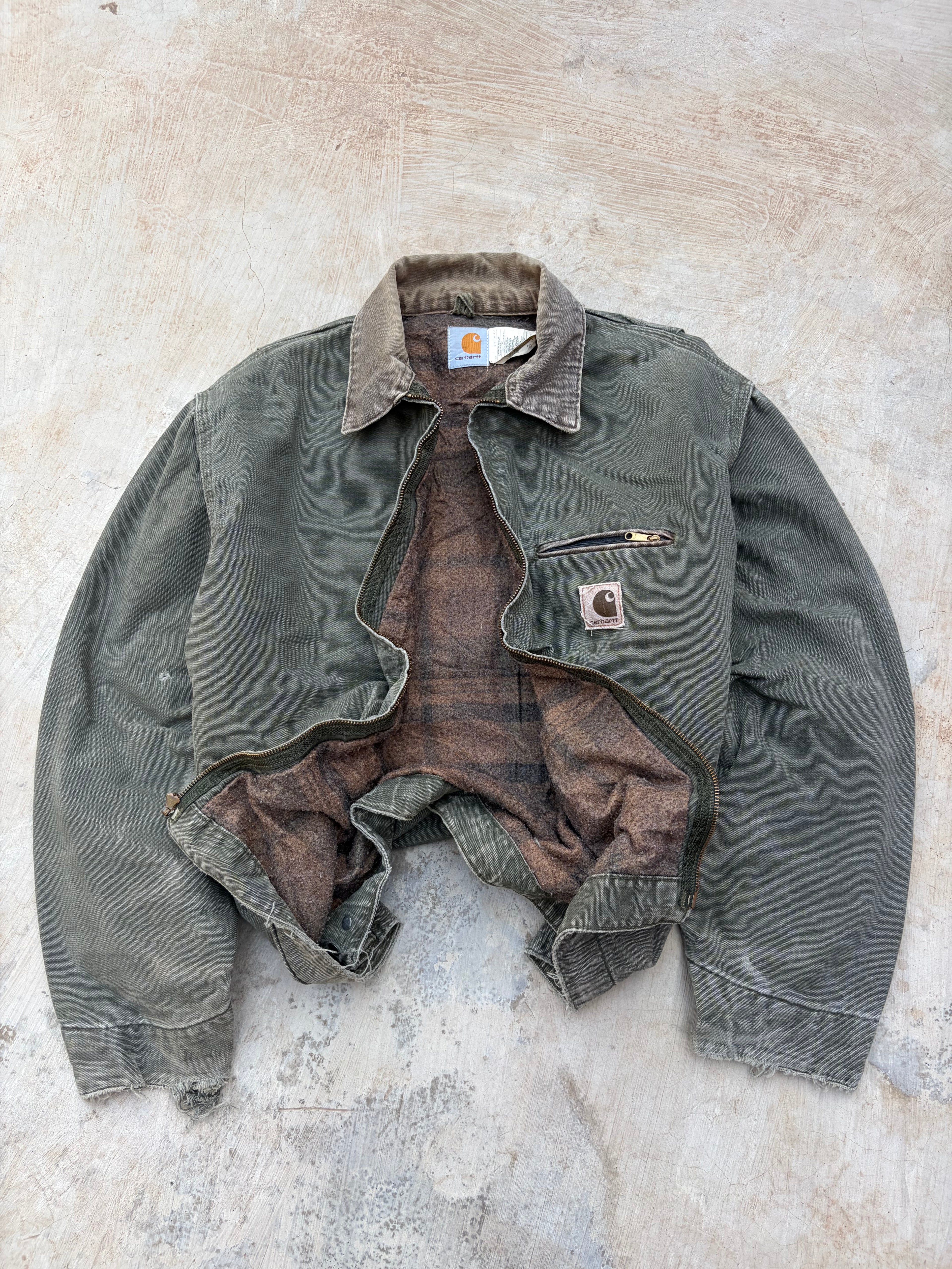 Vintage 90s 1999 Carhartt Detroit Jacket J76 MOS XL