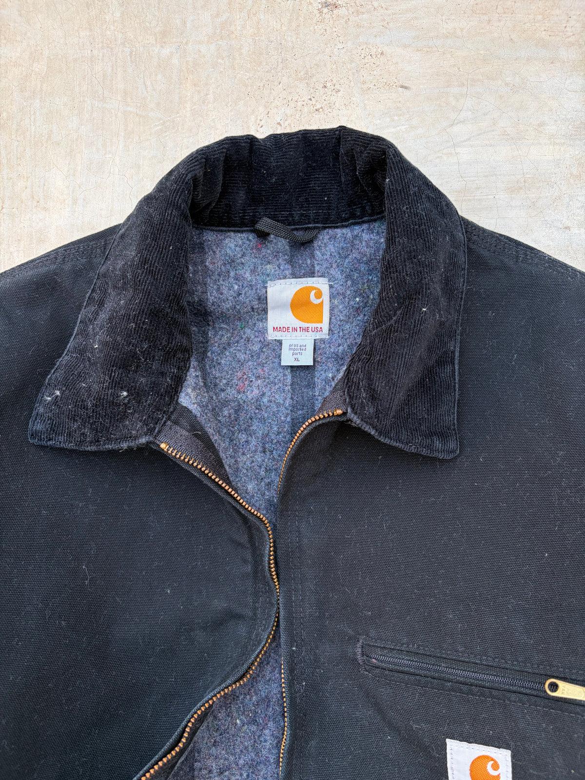 Vintage Carhartt Detroit Jacket J001 BLK L/XL