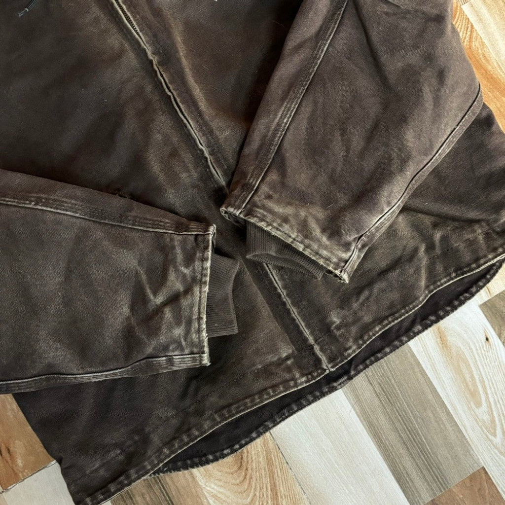 Vintage 00s Carhartt Hooded Active Jacket J141DKB L