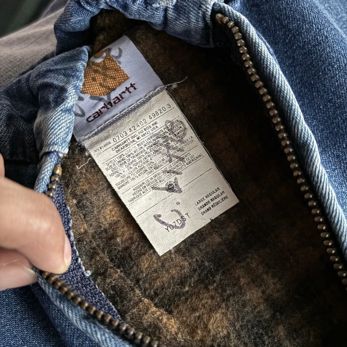 Vintage 90s Carhartt Active Jacket Dnm S