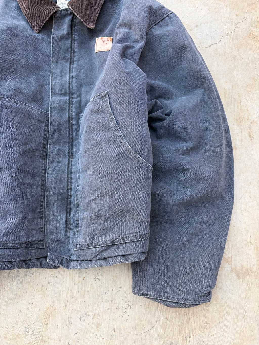 Vintage 00s Carhartt J22 PTL Detroit Jacket Faded Grey (Made in USA) XL