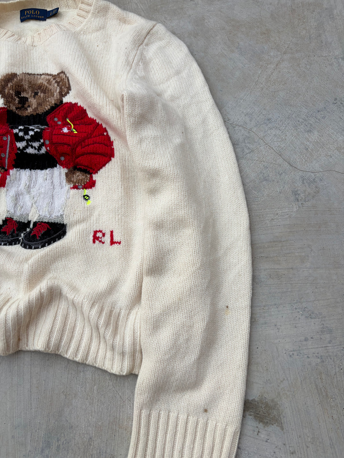 Vintage Polo Ralph Lauren Polo Bear Sweater S/M