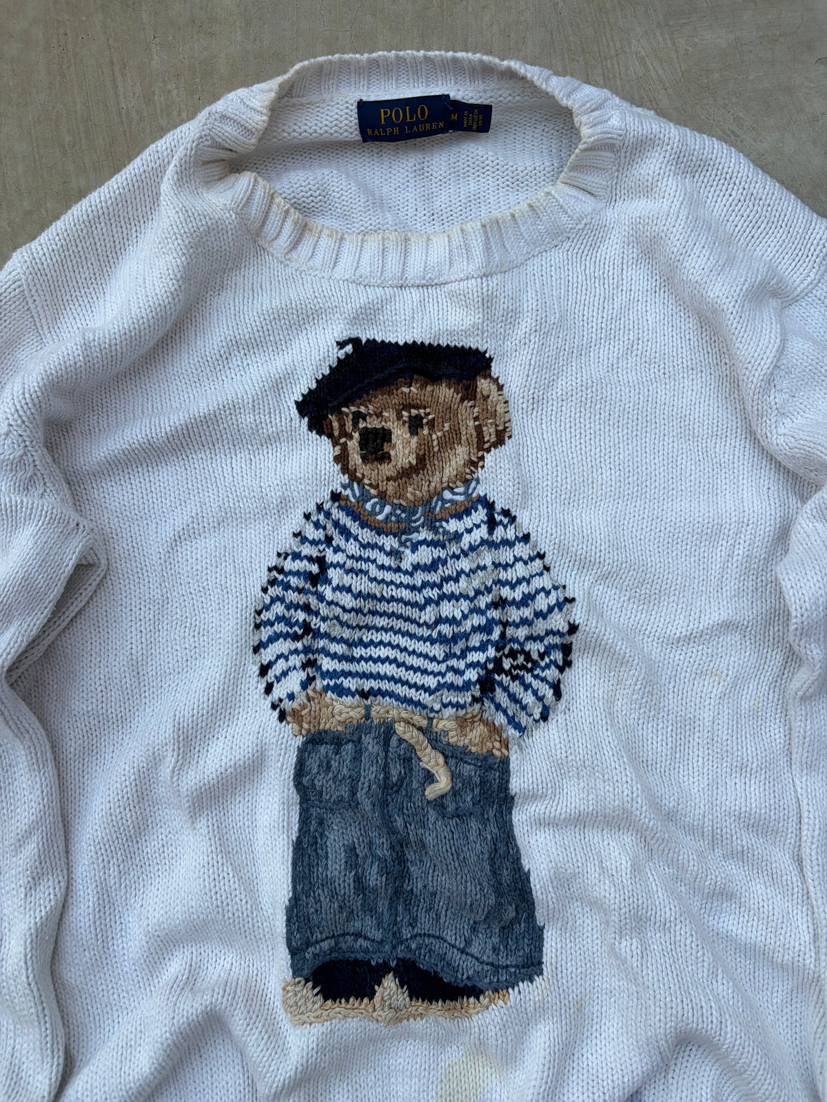 Vintage Polo Ralph Lauren Polo Bear Sweater – Nautical Bear M
