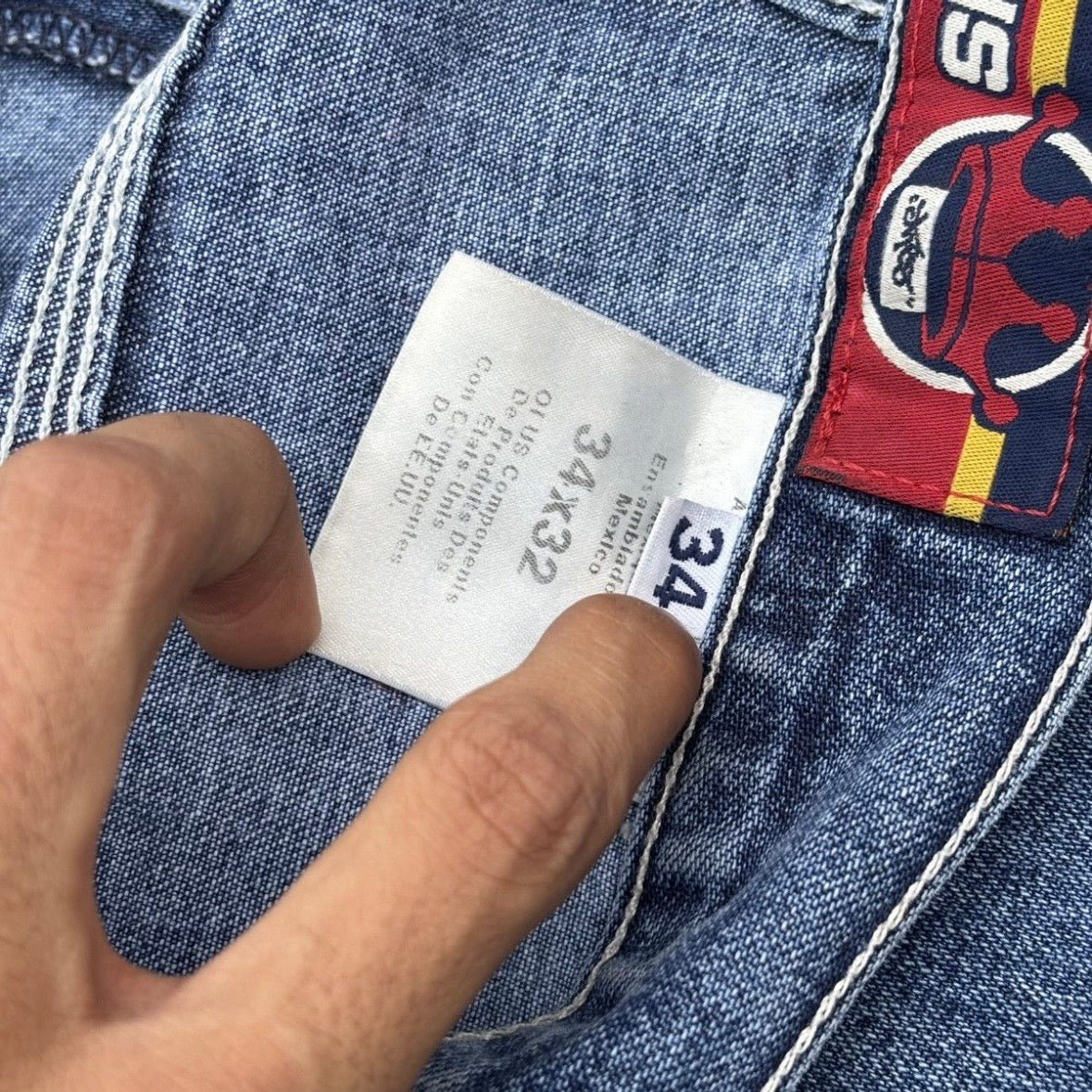 Vintage 90s Jnco Spell out Pant 34