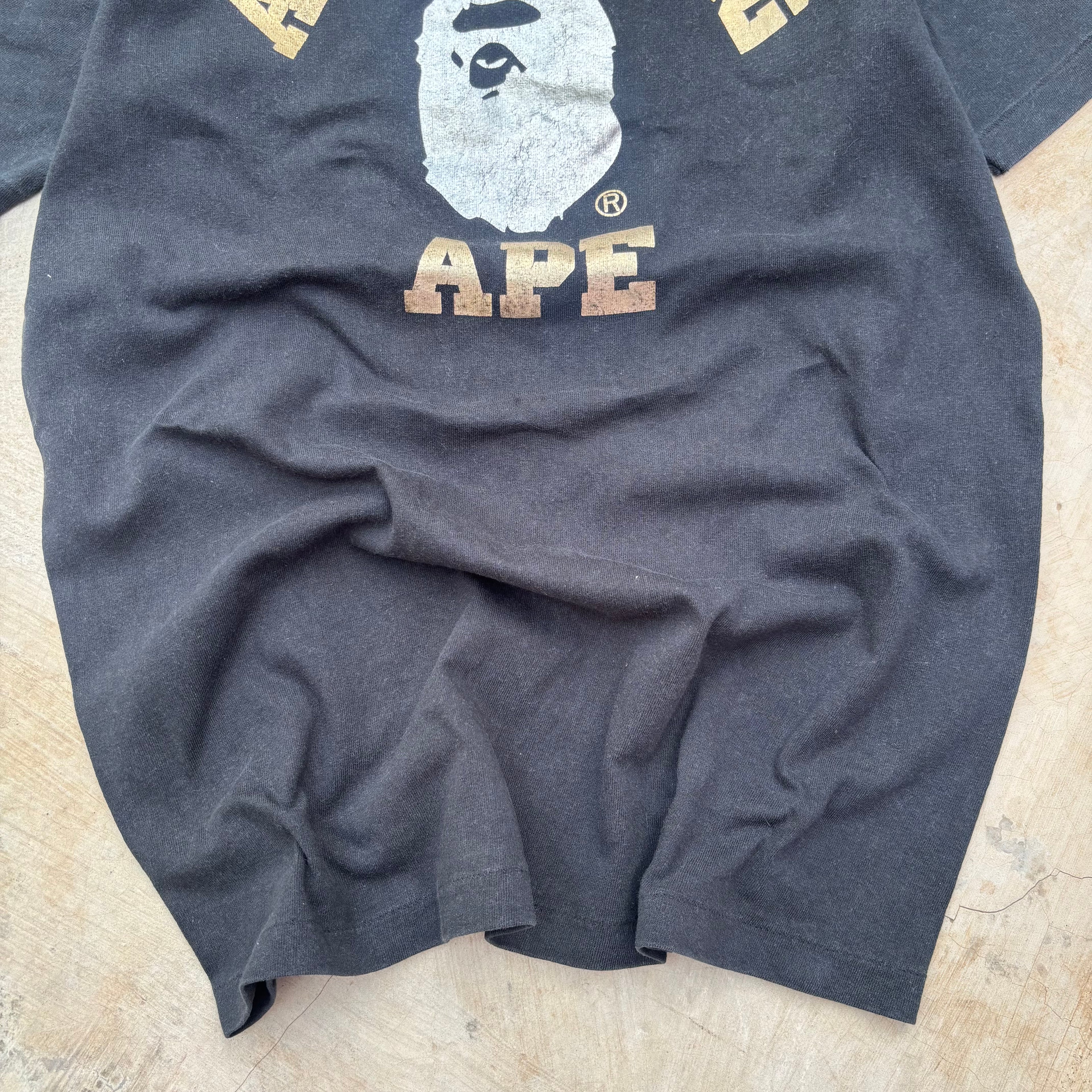 Vintage 00s Bape Head Ape Tee S/M