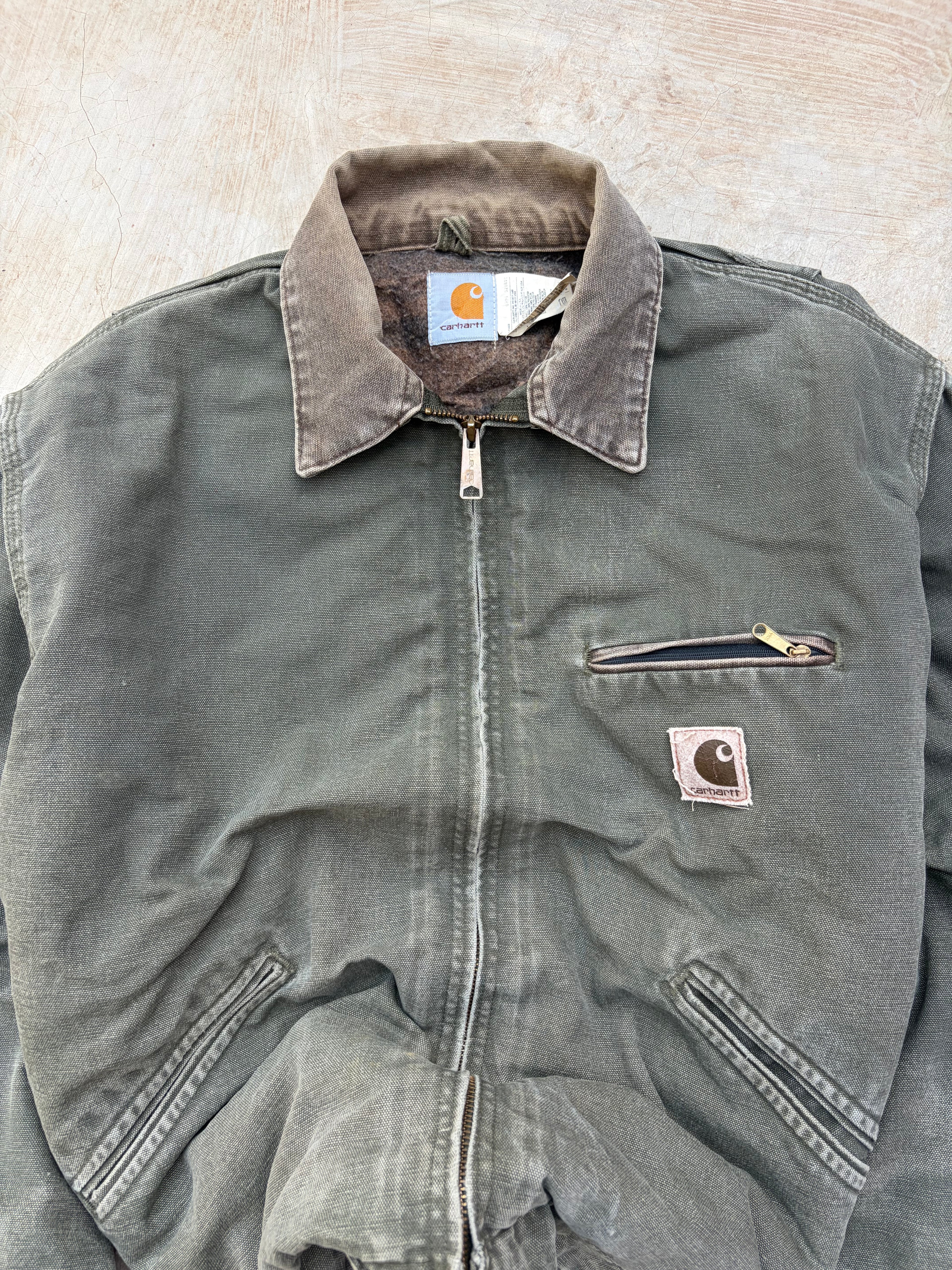 Vintage 90s 1999 Carhartt Detroit Jacket J76 MOS XL