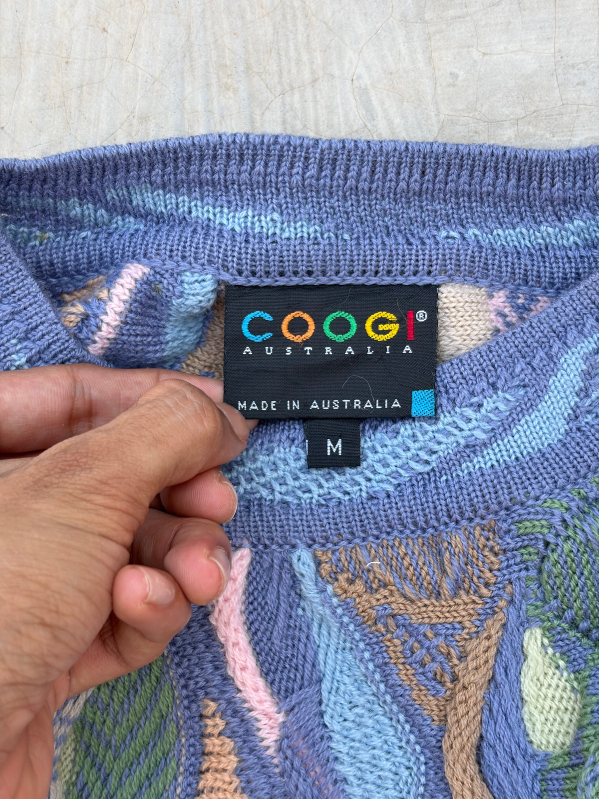 Rare 90s Vintage COOGI Australia 3D Knit Sweater M/L