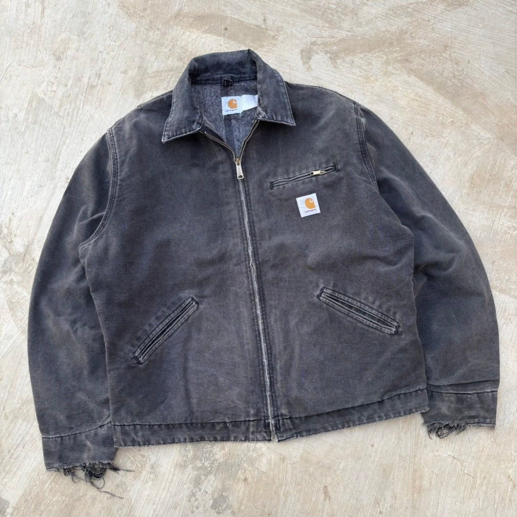 Vintage 90s Faded Carhartt Detroit Jacket L