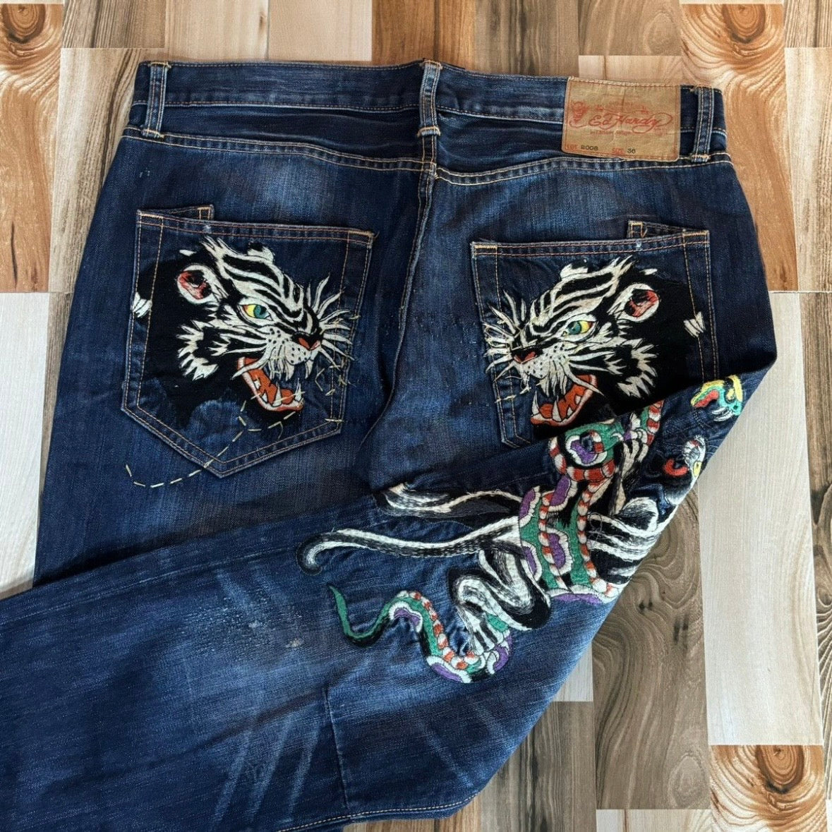 Vintage Edhardy Y2K Baggy Pant 36