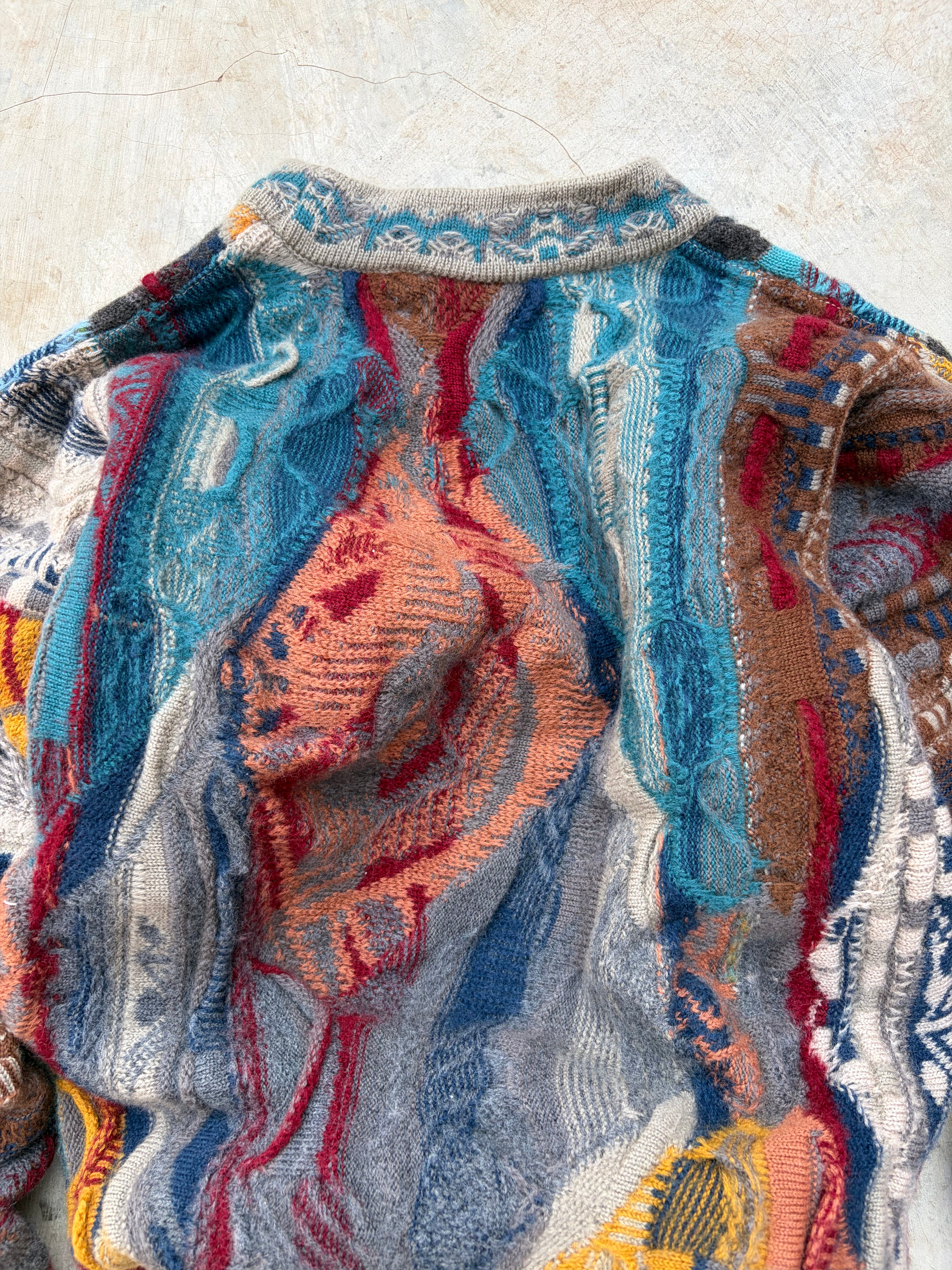 Vintage 90s Coogi 3D Knit Sweater S