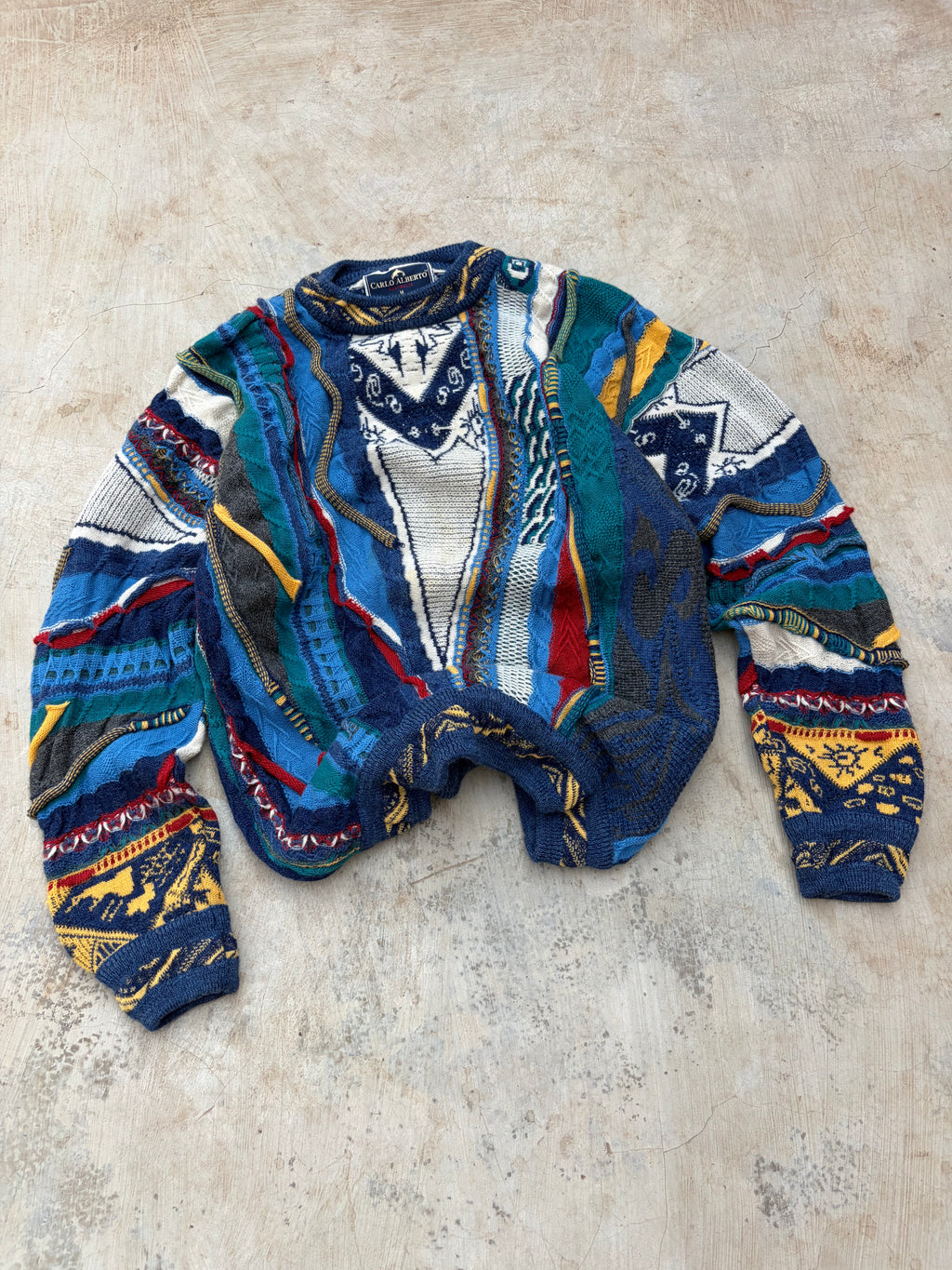 Vintage Carlo Alberto Coogi Style Sweater M