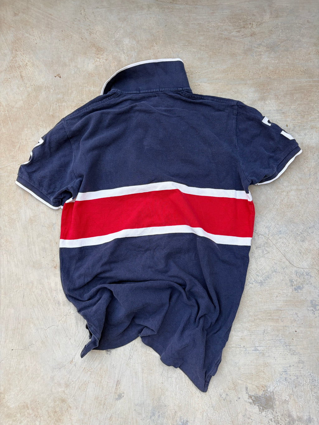 Vintage Polo Ralph Lauren Big Pony Rugby Polo Shirt M
